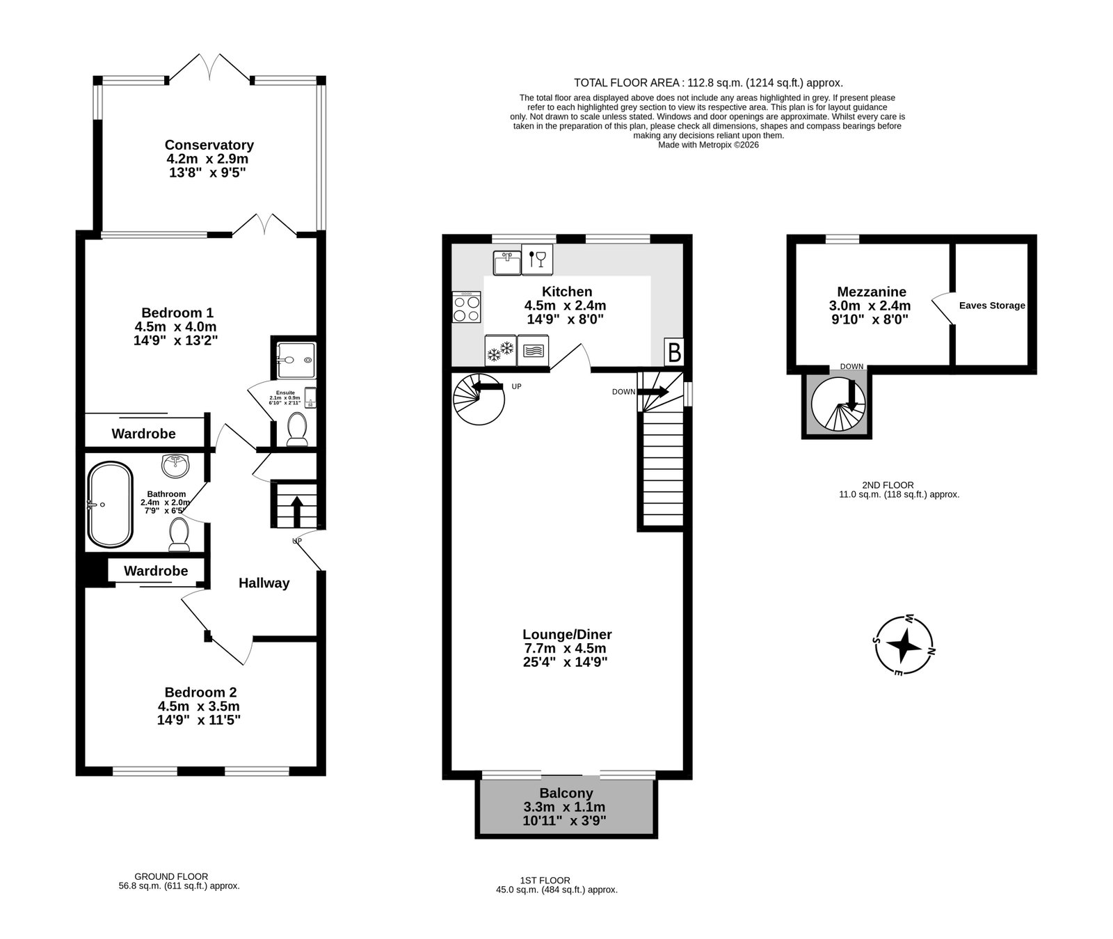 Sandown Road, Deal floorplan