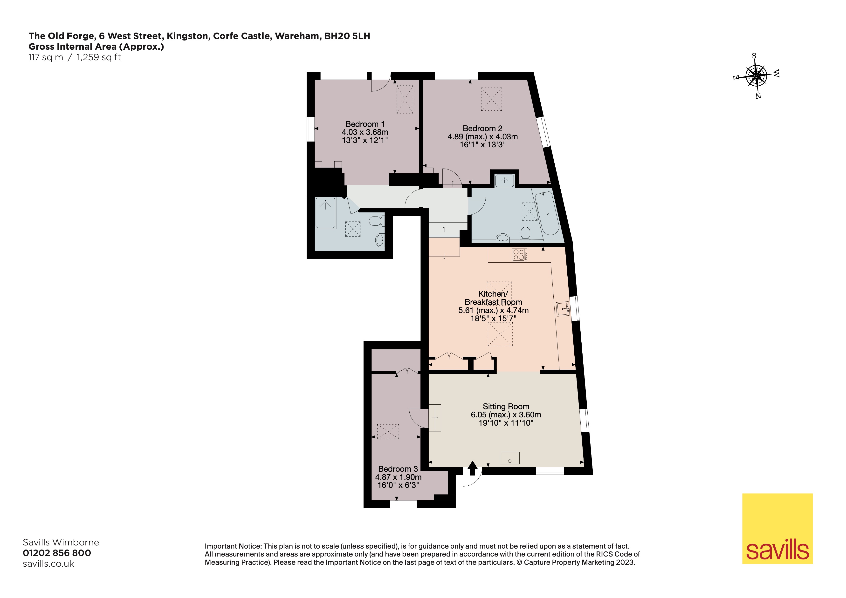 Kingston, Corfe Castle, Wareham BH20, 3 bedroom bungalow for sale