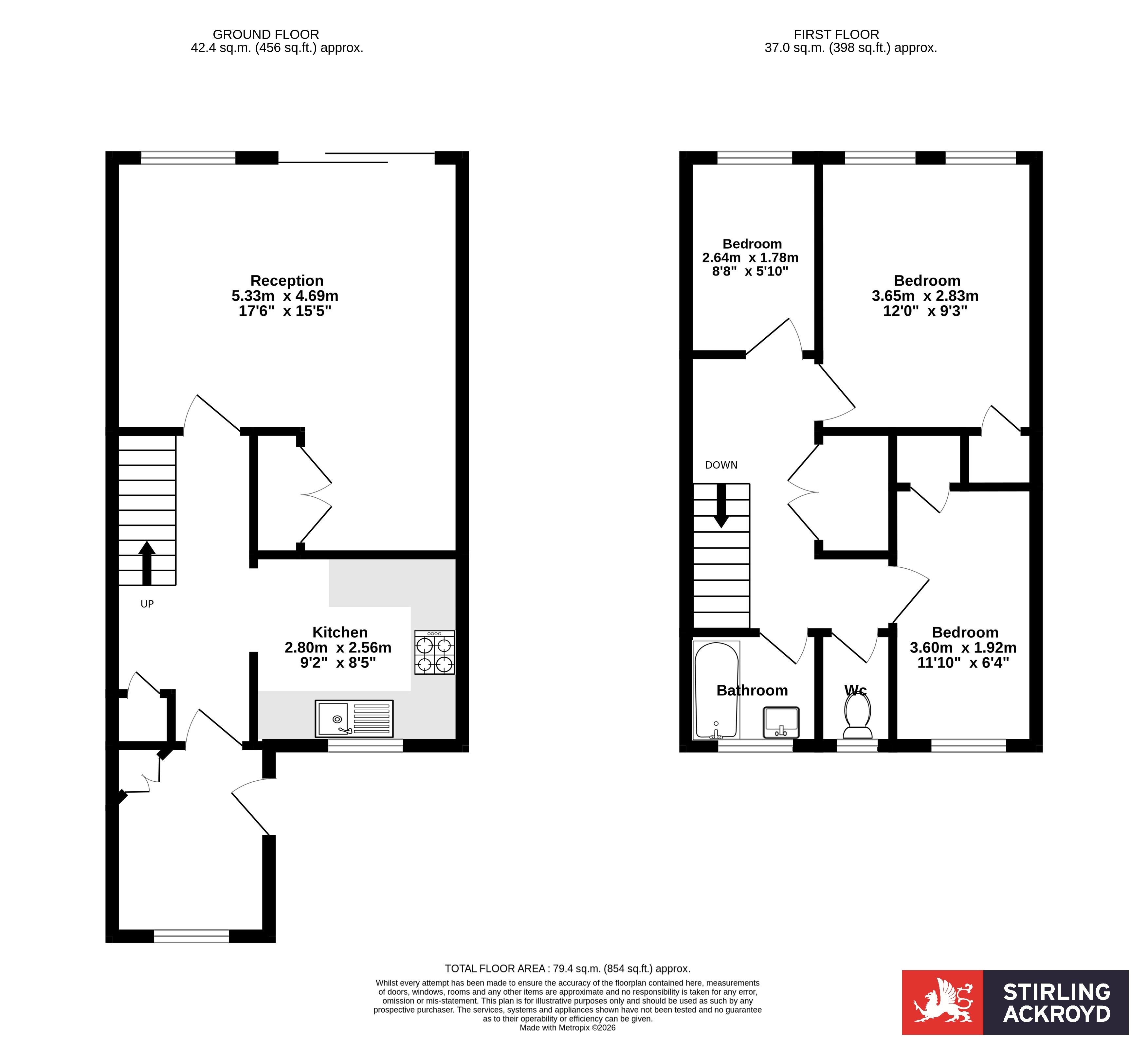 3, Bridle Close, Surrey floorplan