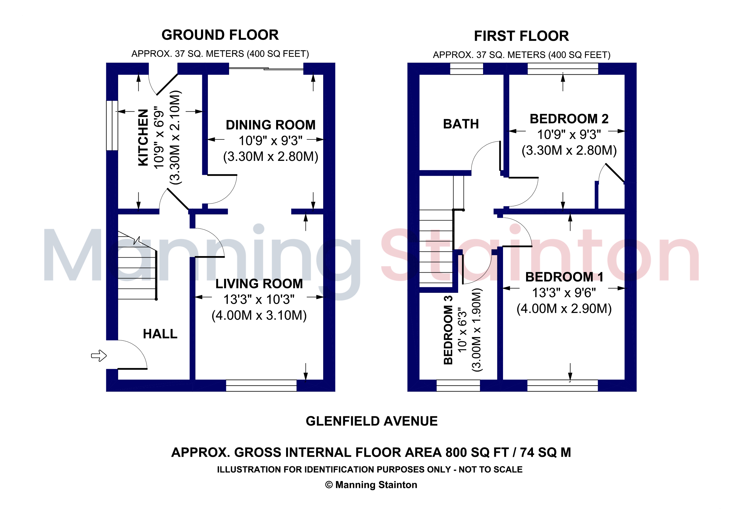 36, Glenfield Avenue, West Yorkshire floorplan