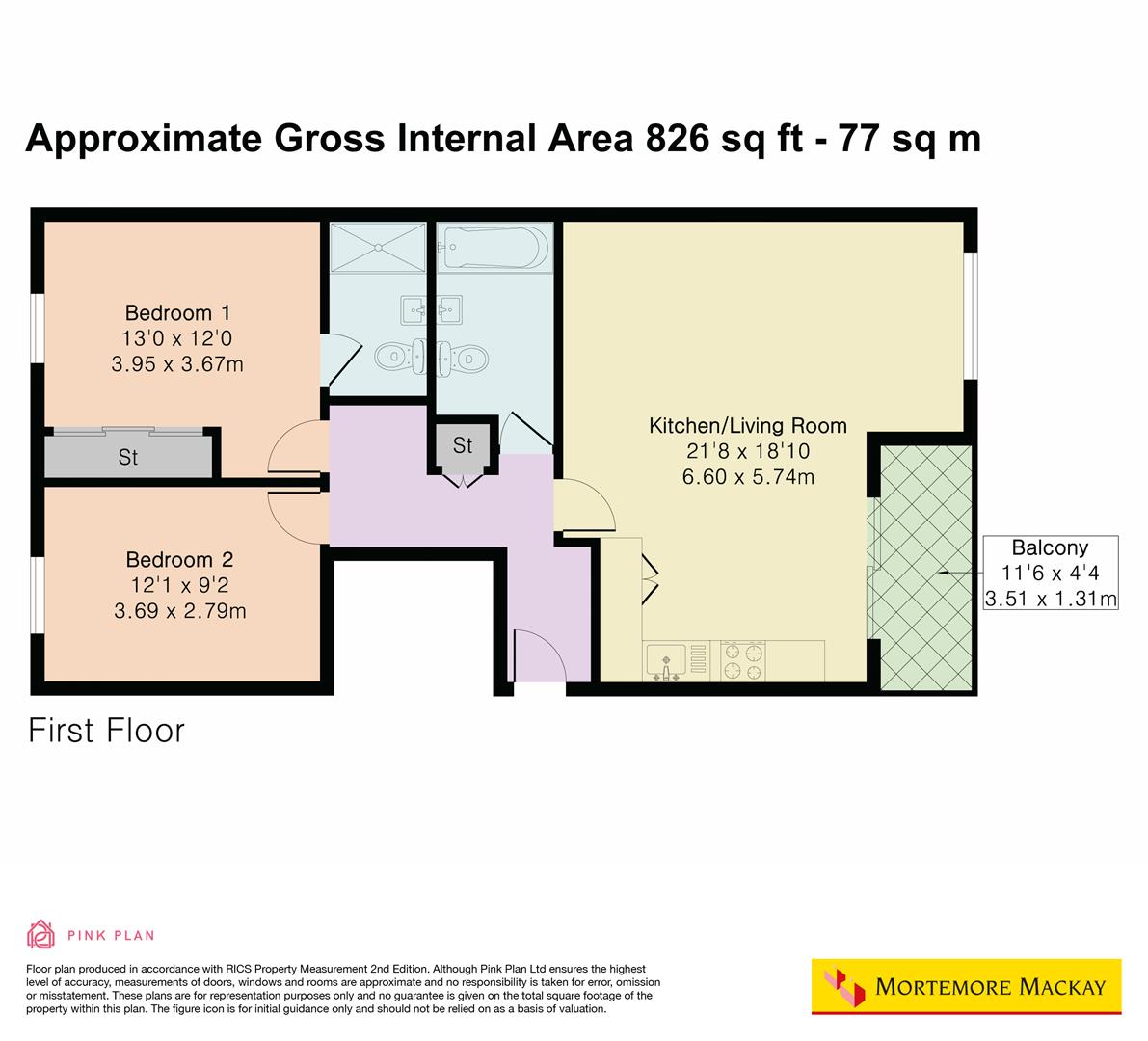 17 Stefan House, Green Lanes, London floorplan