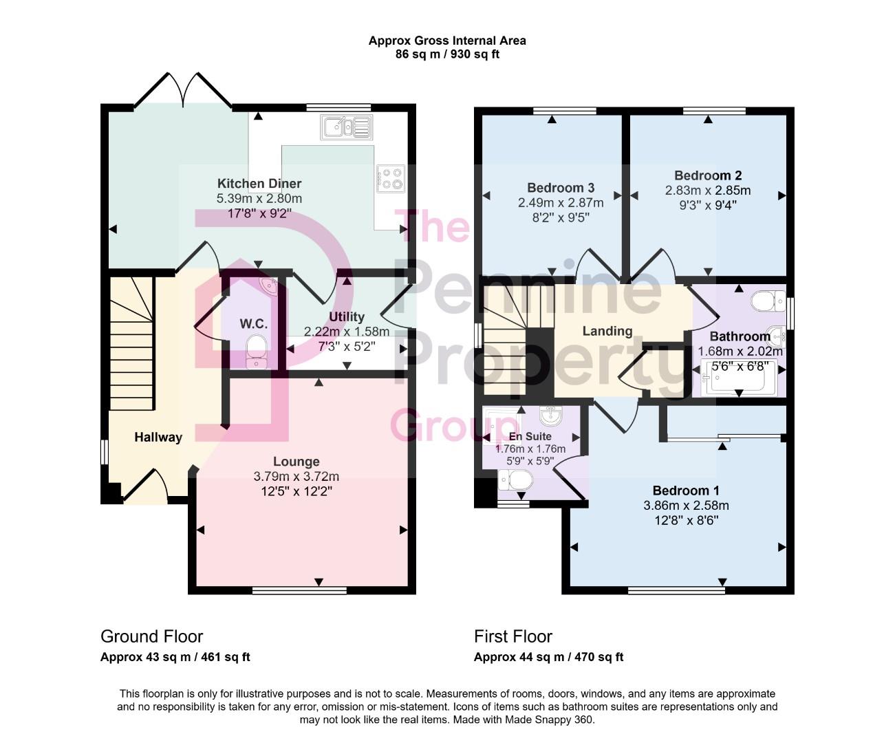 50, New Chapel Road, Sheffield floorplan