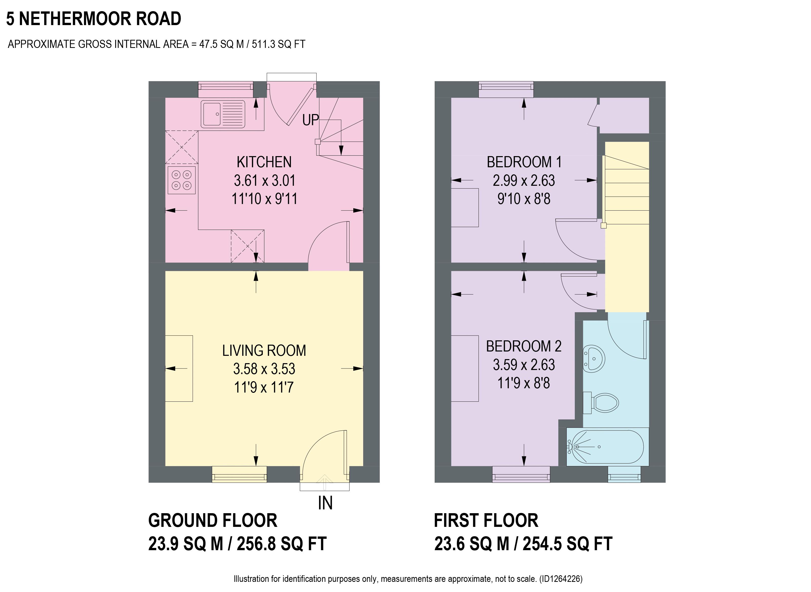 5, Nethermoor Road, Chesterfield floorplan