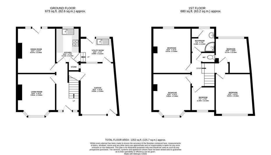 54, Den Bank Drive, Crosspool floorplan