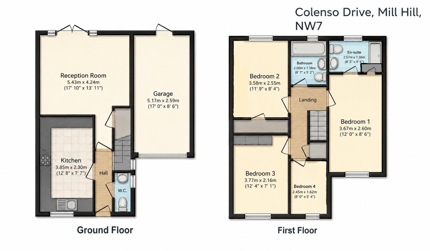 65, Colenso Drive, Mill Hill, NW7, London floorplan