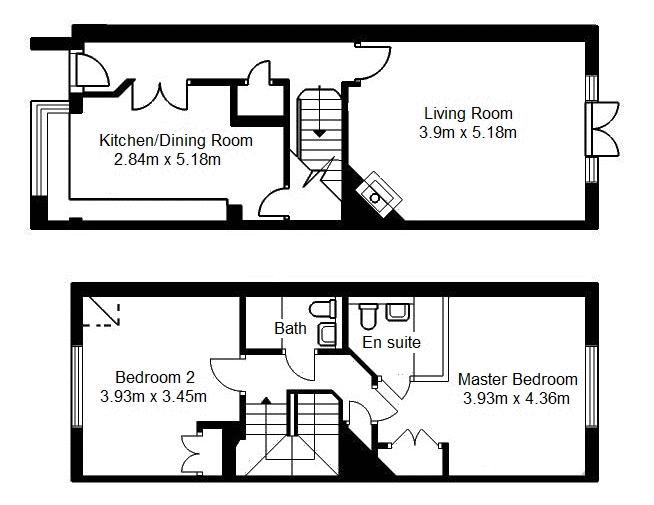 2 Bedrooms Terraced house for sale in Tilford Road, Hindhead GU26