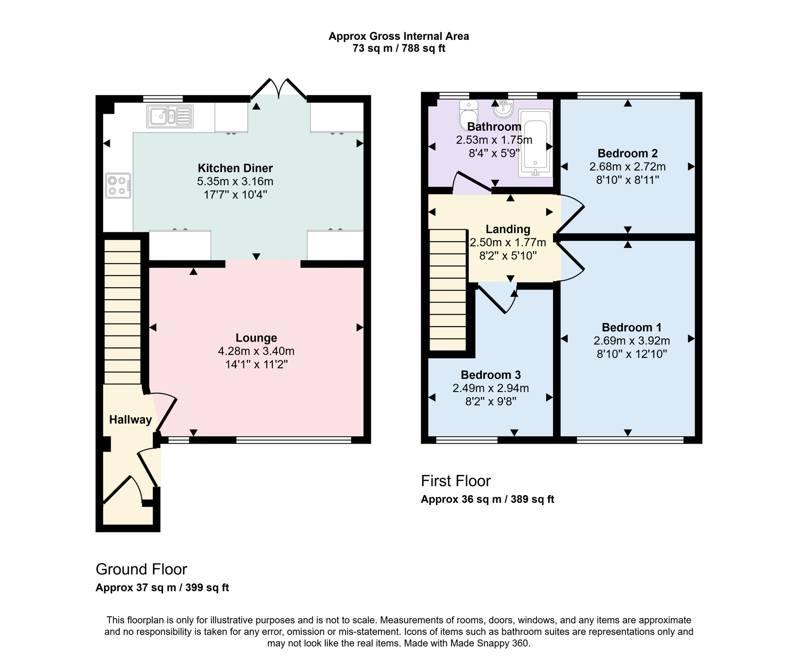 25, Wollenscroft, Workington floorplan