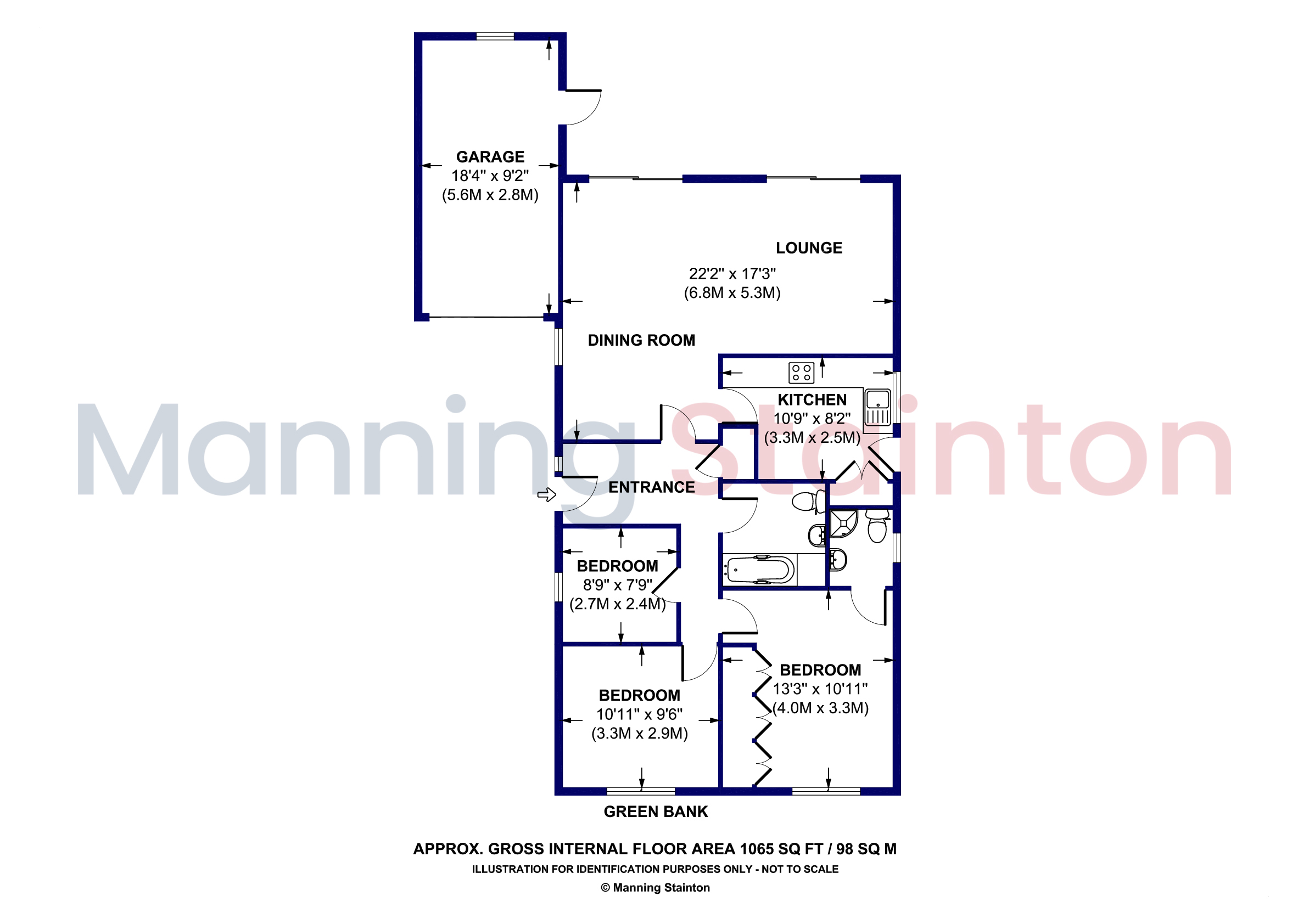 17, Green Bank, Wakefield floorplan