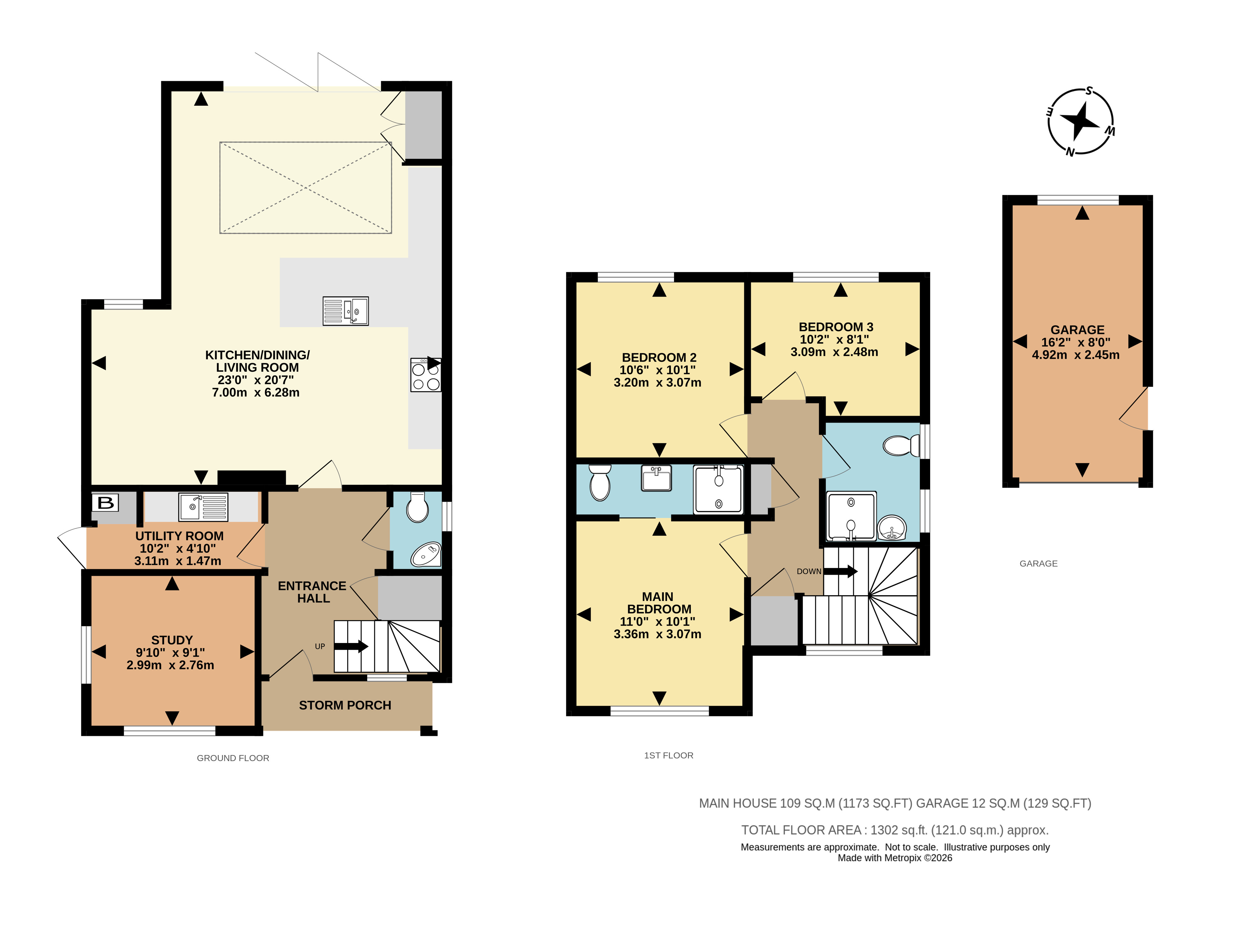 3, Swanns Meadow, Leatherhead floorplan