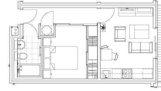 1 Bedrooms Flat to rent in Q4 Apartment, Apartment 414, 185 Upper Allen Streetsheffield S3