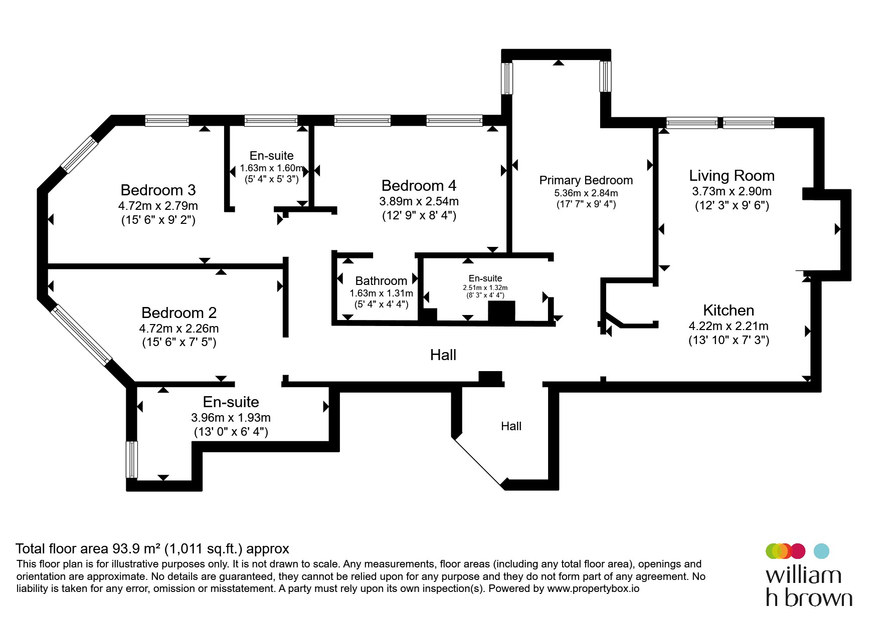 Flat 3, 67, Clarendon Road, Leeds floorplan