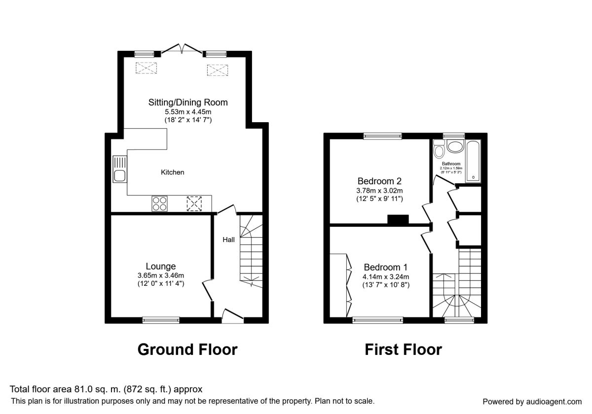 2 Bedrooms Terraced house to rent in Carnforth Road, Stockport SK4