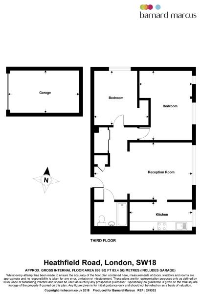 2 Bedrooms Finca to rent in Heathfield Road, London SW18