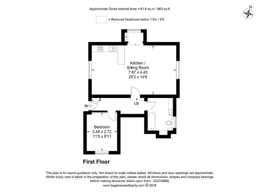 4 Devonshire House, 66 Church Street, Leatherhead floorplan