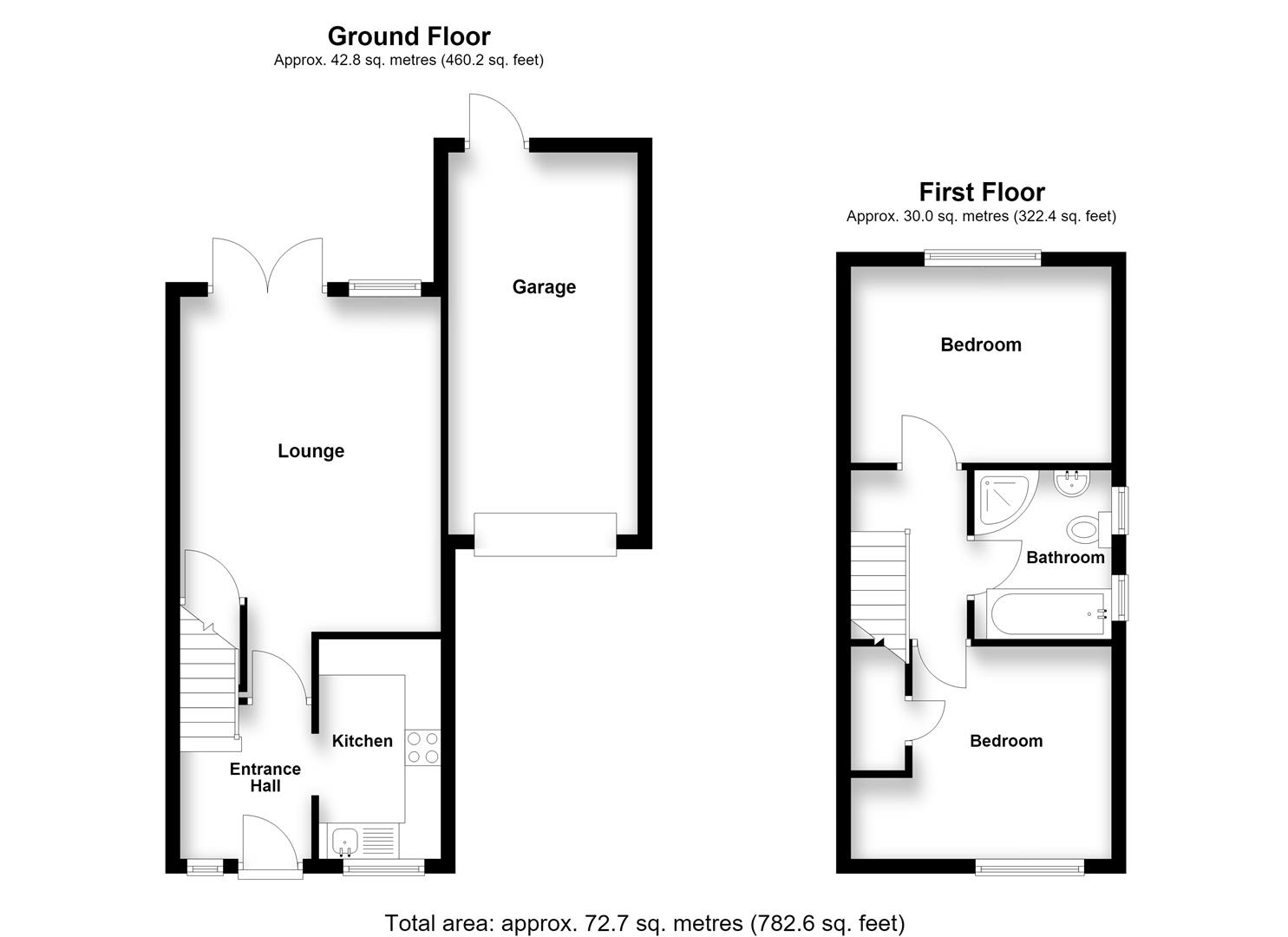 65, The Hedgerows, Stevenage floorplan