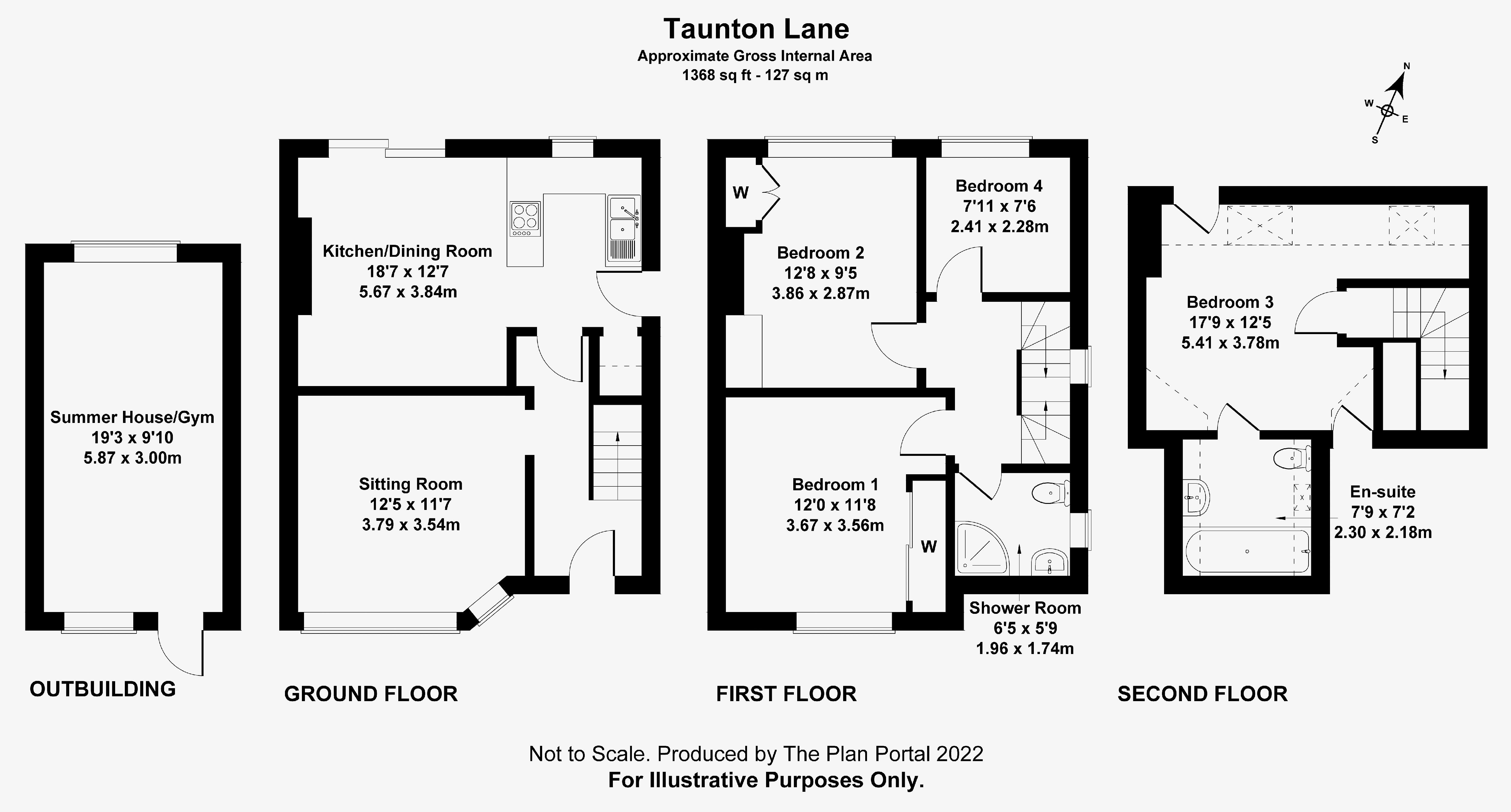 Taunton Lane, Old Coulsdon, Coulsdon CR5, 4 bedroom semidetached house