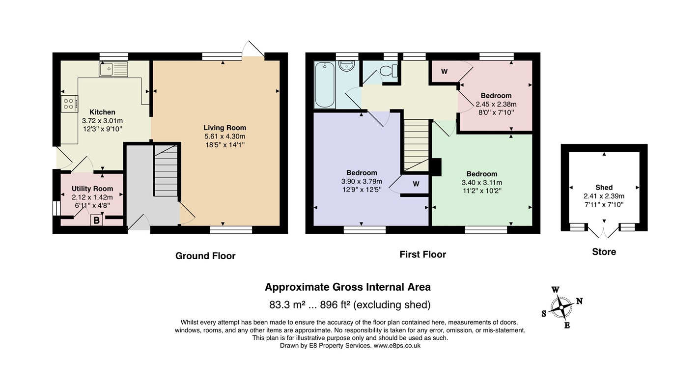 Craufurd Road, Oxford floorplan