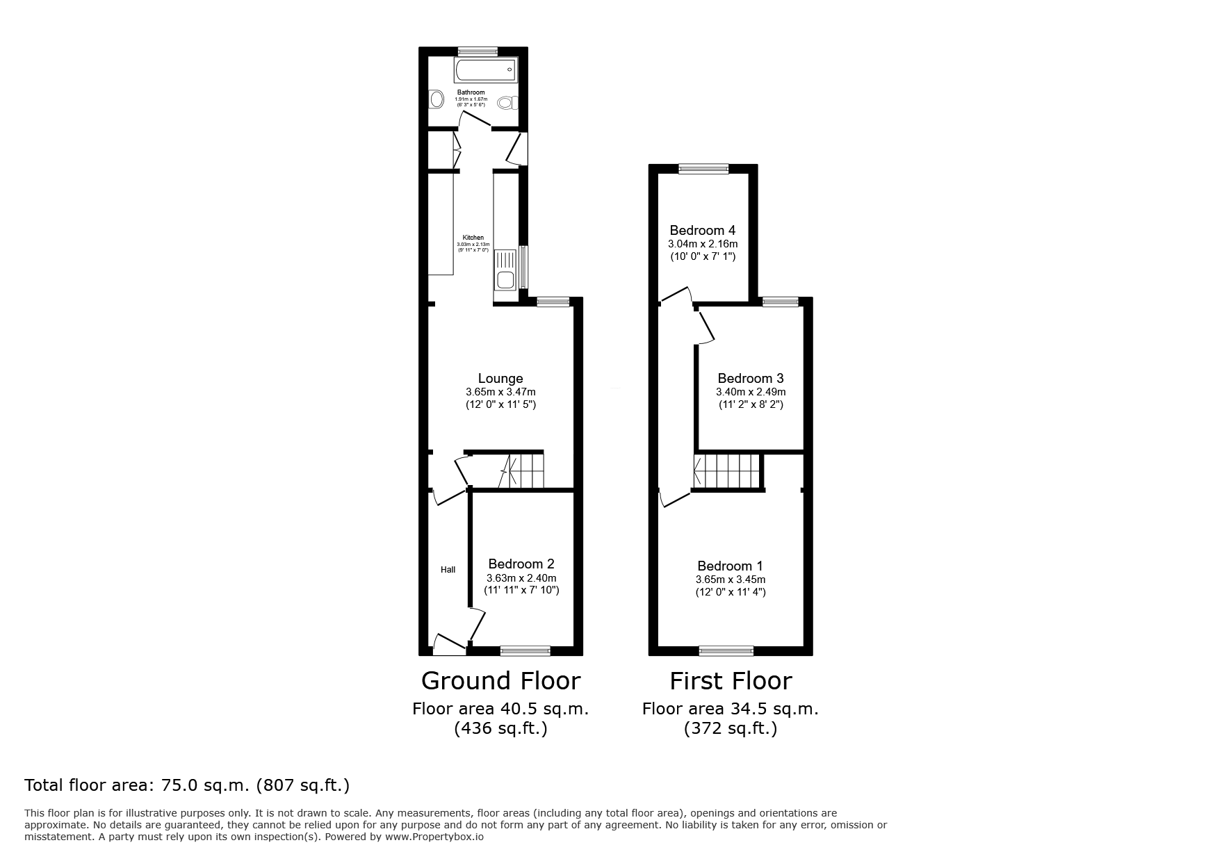 31, Jackson Street, Derbyshire floorplan