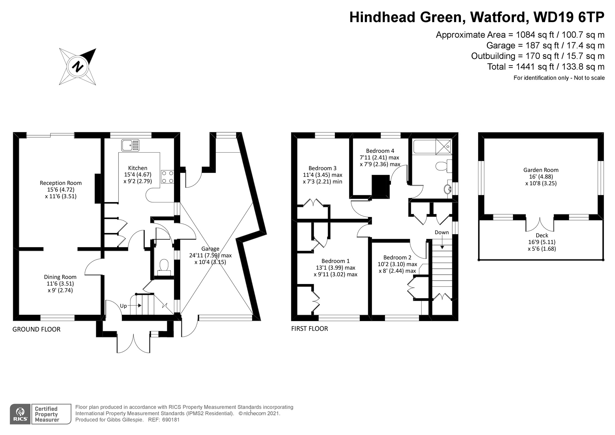 12, Hindhead Green, Hertfordshire floorplan