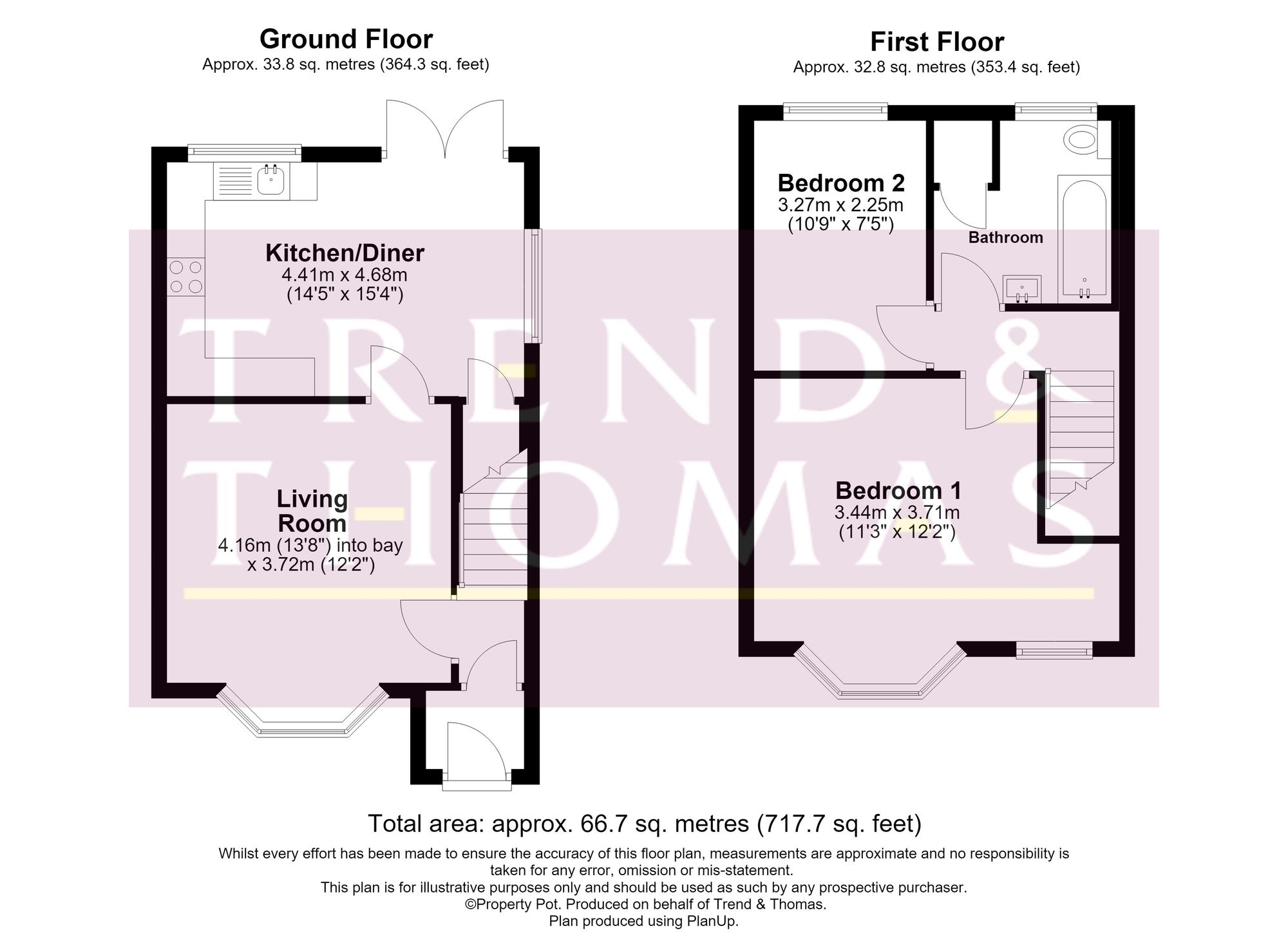 114 Denham Way, Rickmansworth floorplan