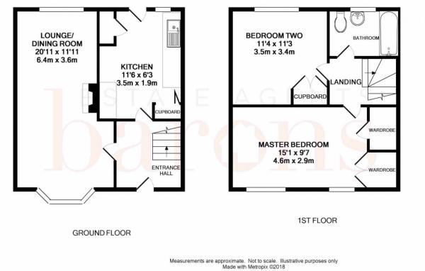 2 Bedrooms End terrace house for sale in Woburn Gardens, Basingstoke RG22