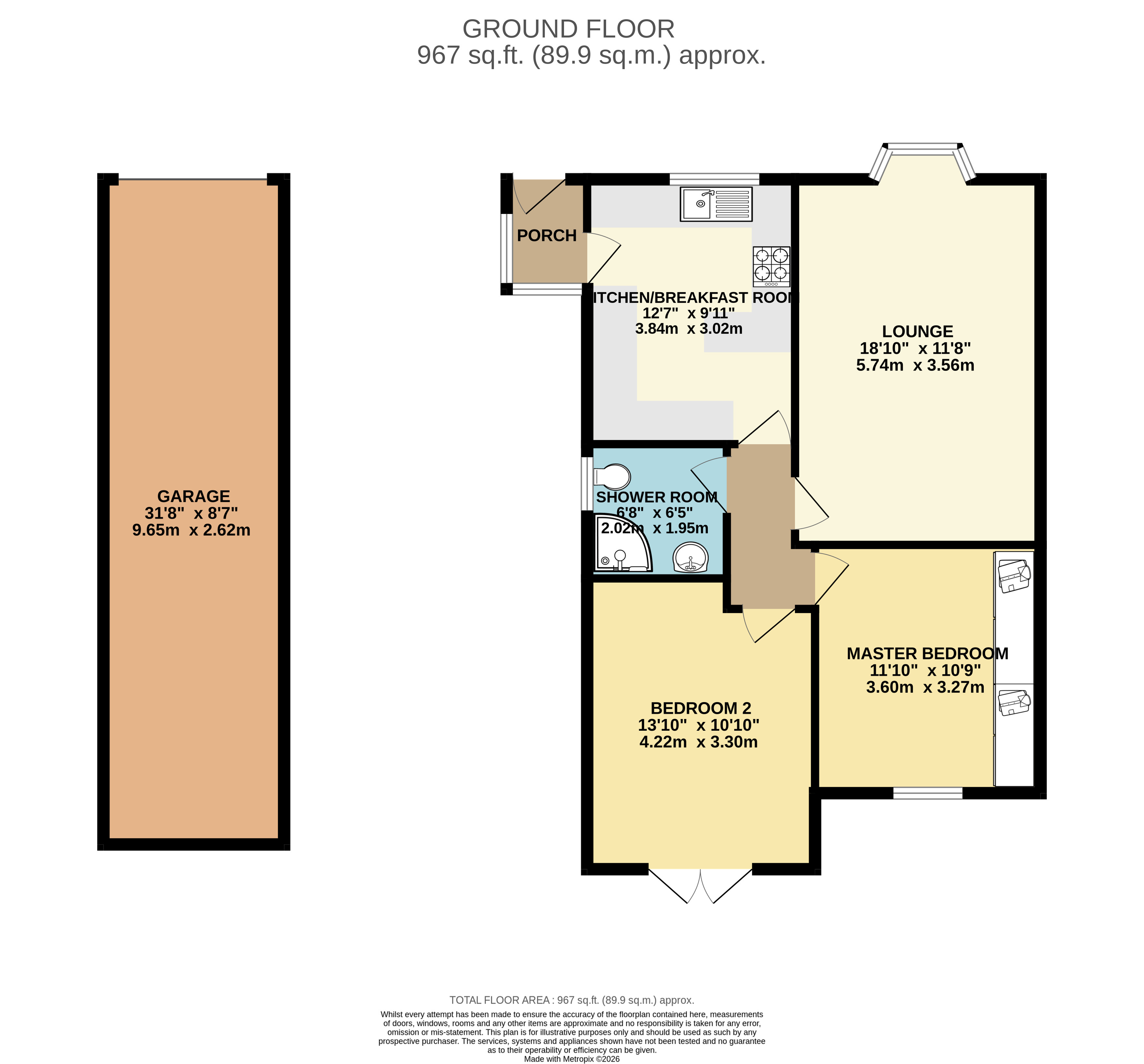 25, Frensham Grove, Great Horton,, Bradford floorplan
