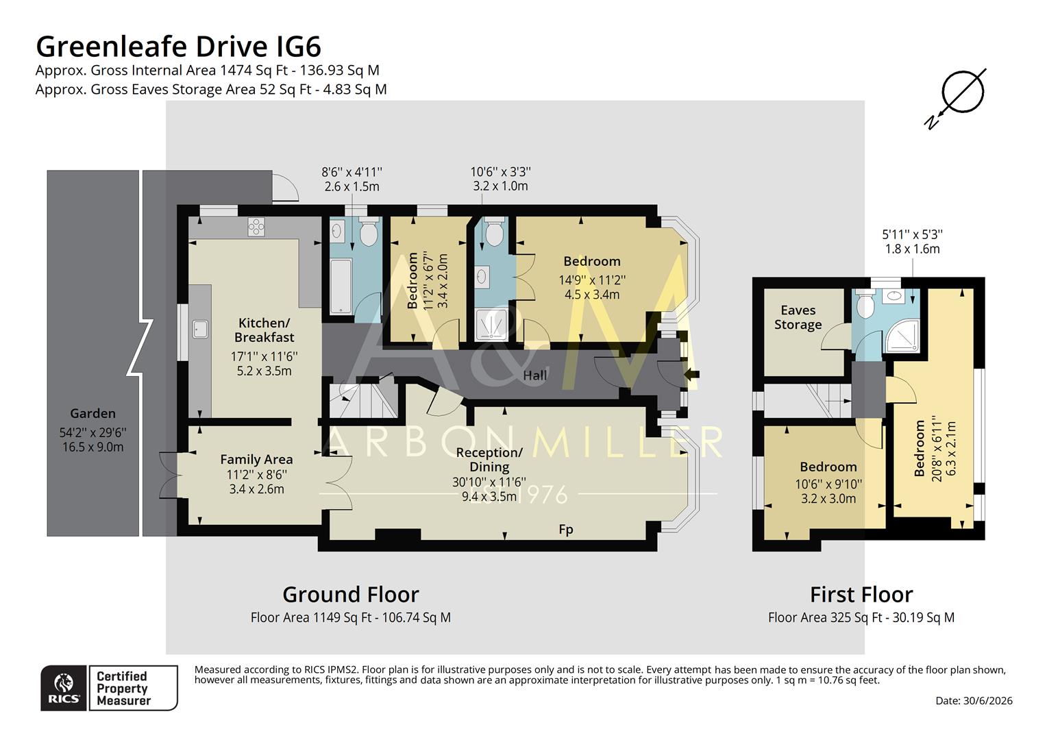 74, Greenleafe Drive, Barkingside floorplan