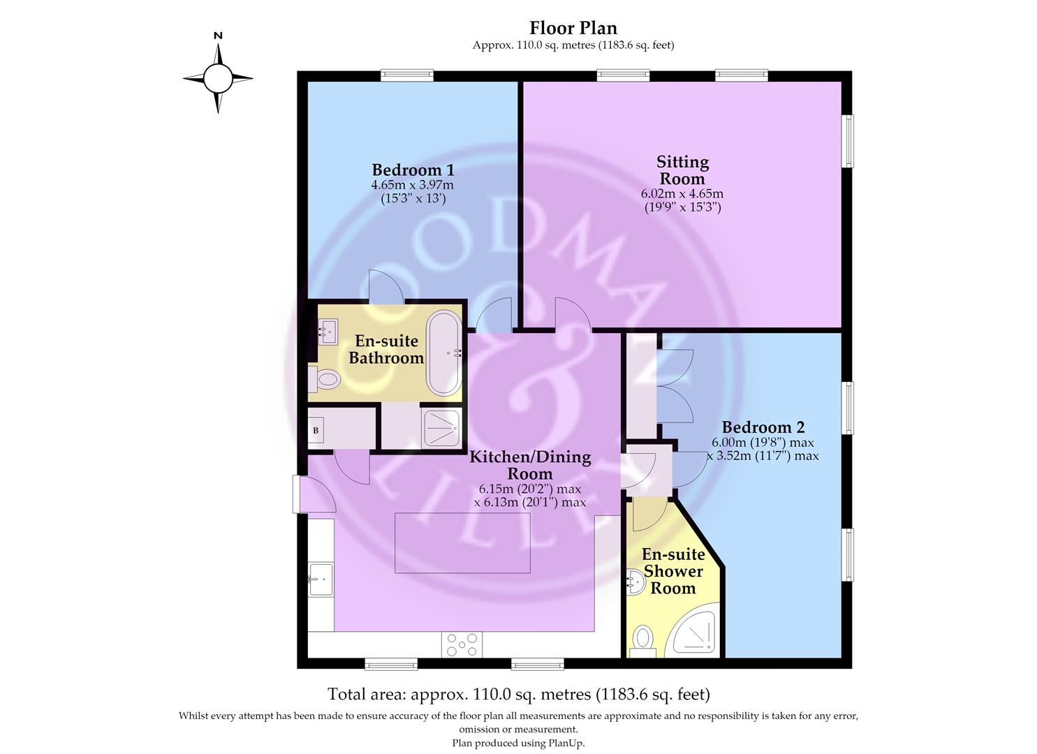Flat 2 Chesterfield House, 123 Henbury Road, Henbury floorplan