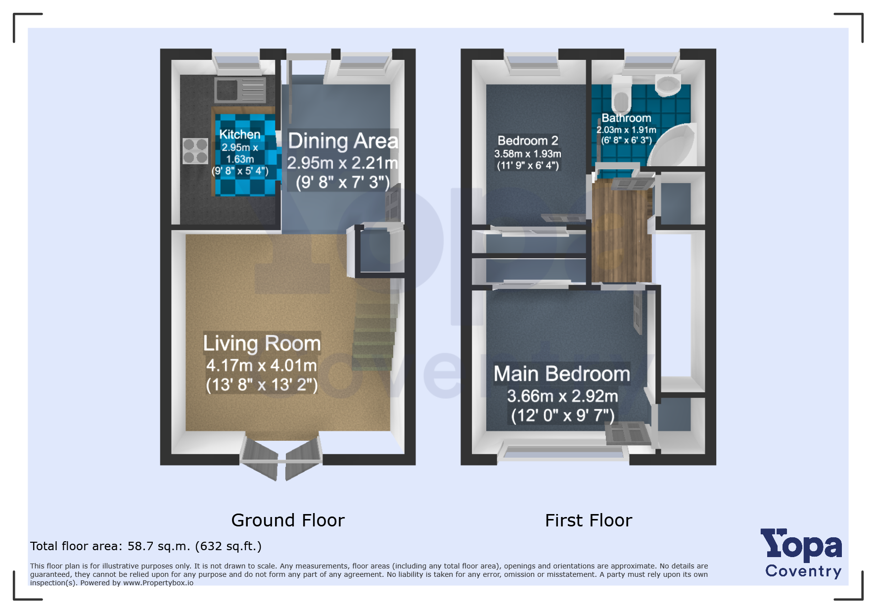 3, Flowerdale Drive, Coventry floorplan