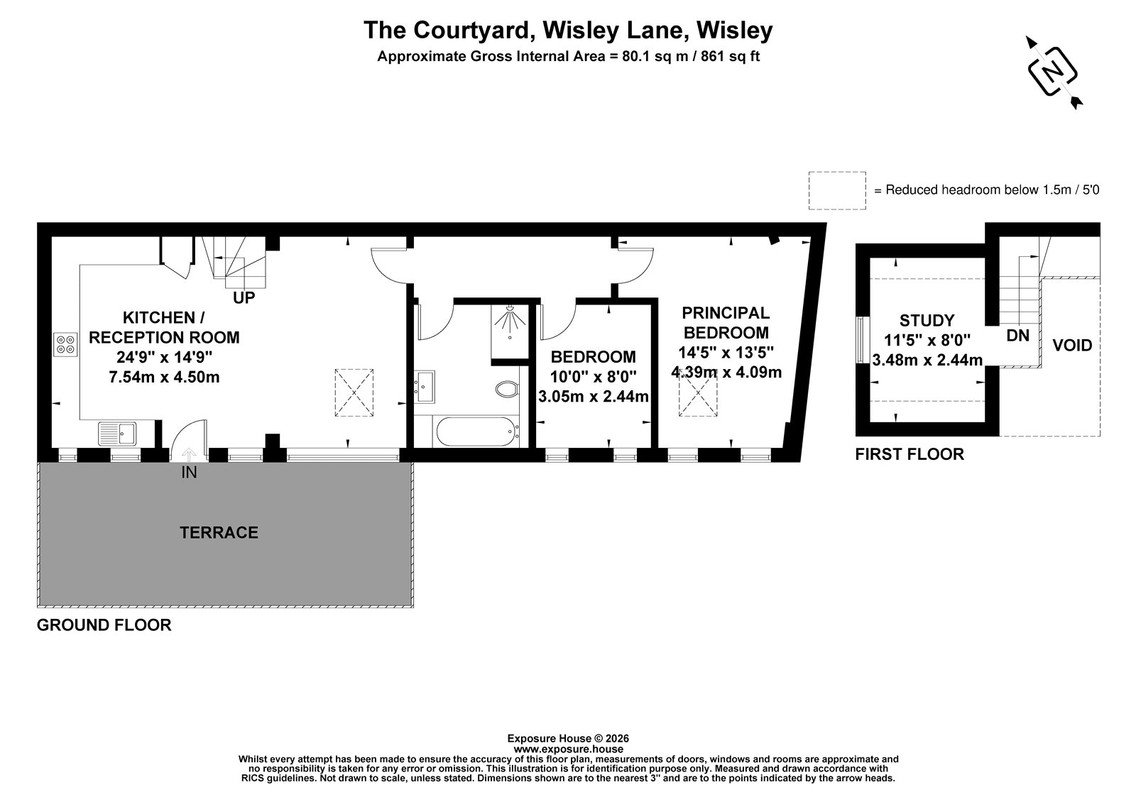 Plot 6,, The Courtyard, Wisley floorplan