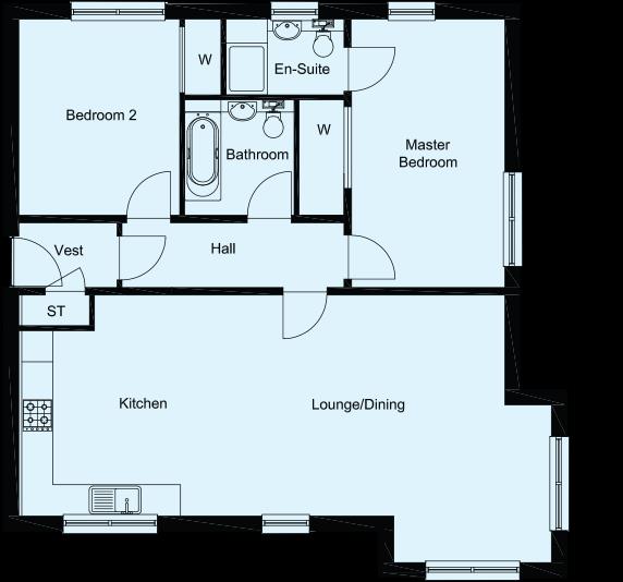 2 Bedrooms Flat for sale in Corthan Court, Thornton, Kirkcaldy KY1