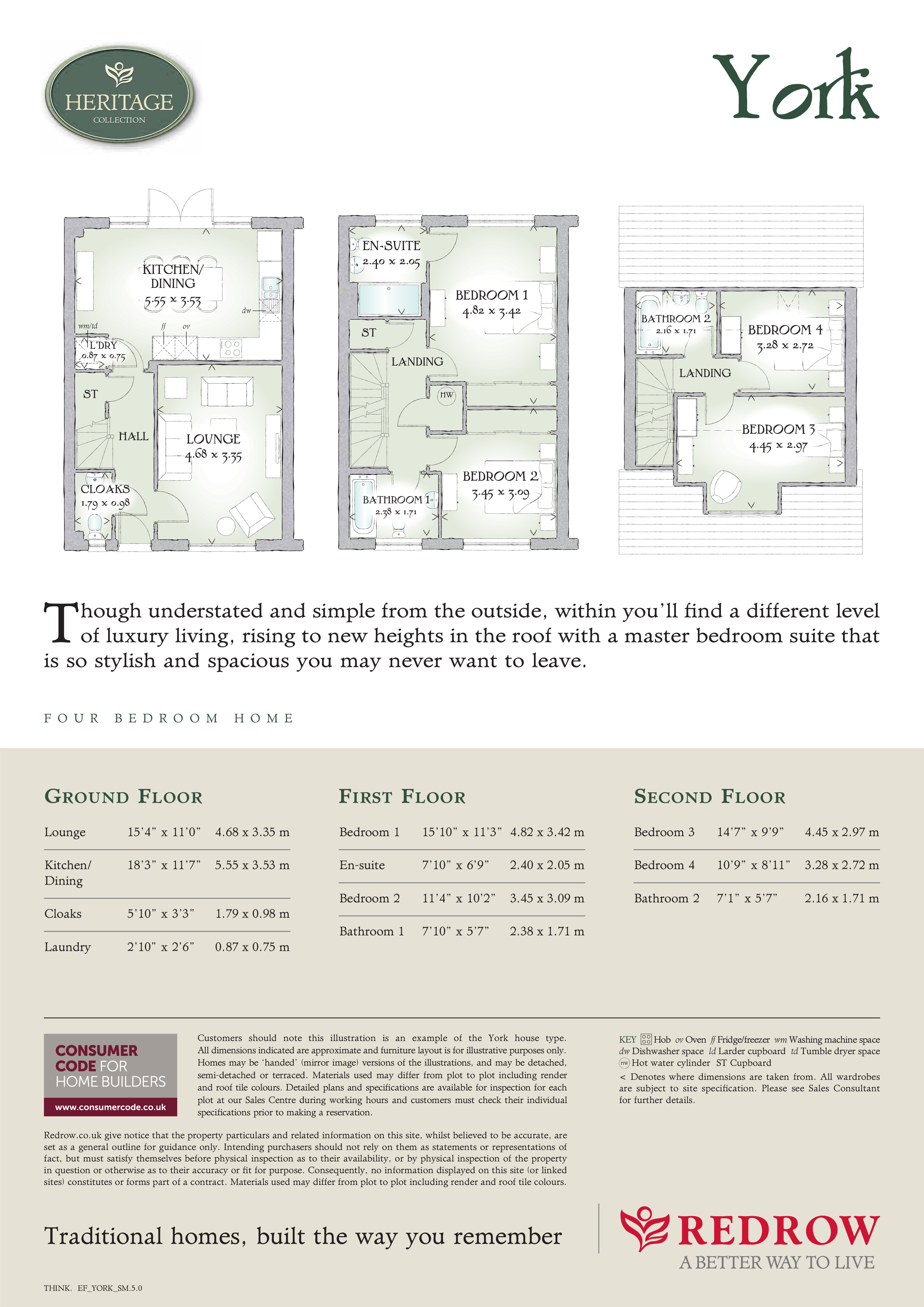 "York" at Begbrook Park, Frenchay, Bristol BS16, 4 bedroom semi