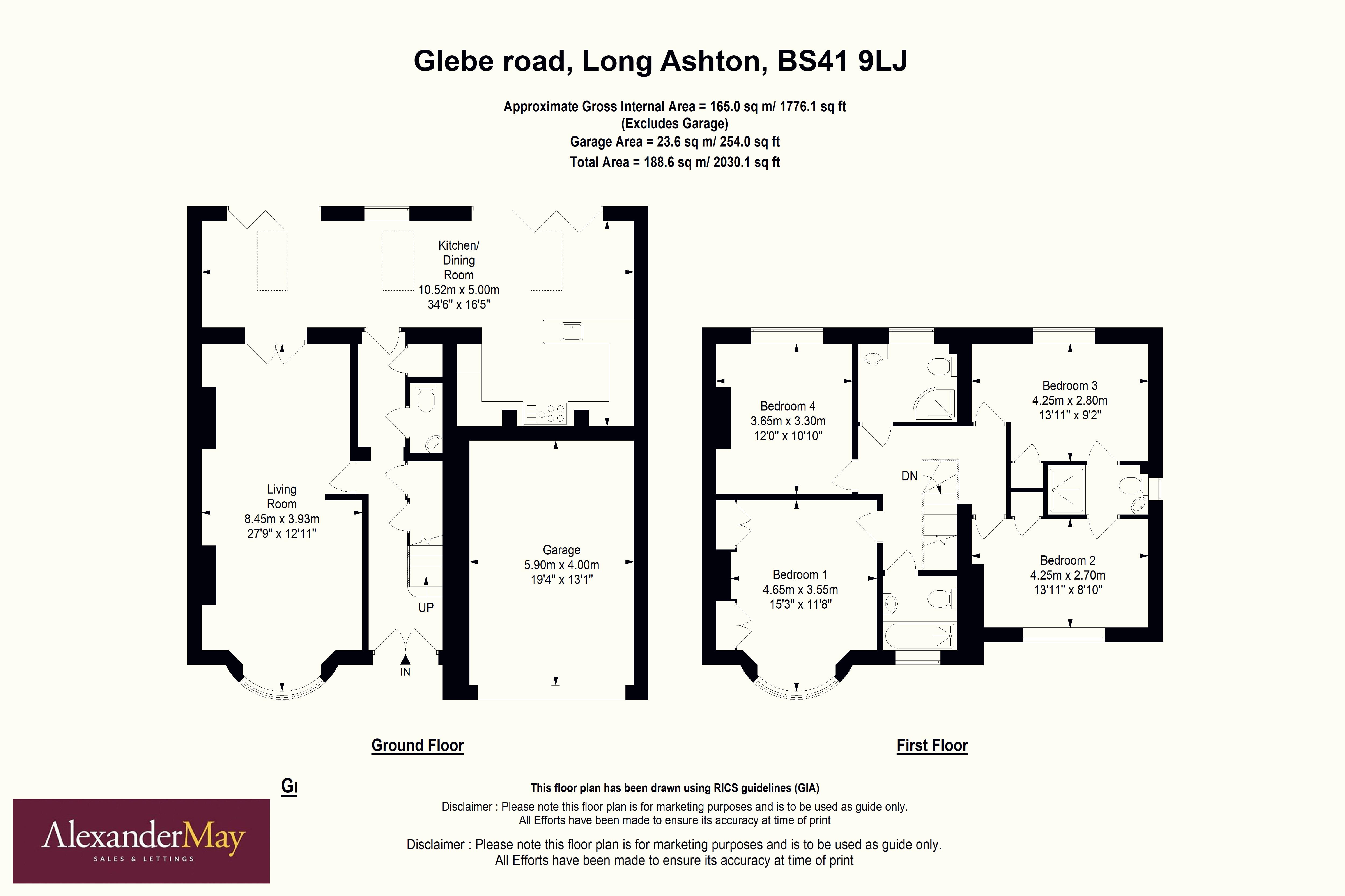 19, Glebe Road, Bristol floorplan