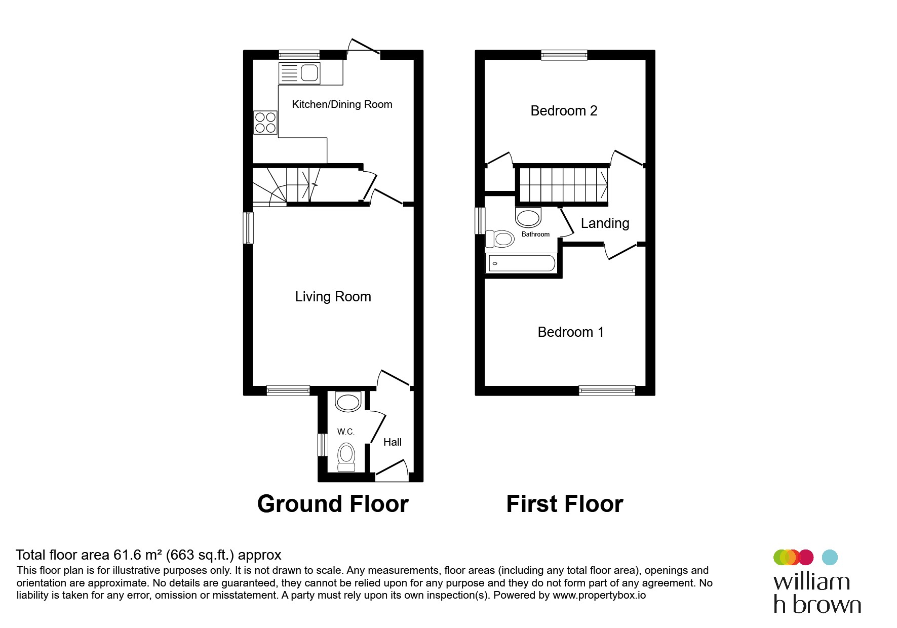 3, Woodville Way, Knottingley floorplan