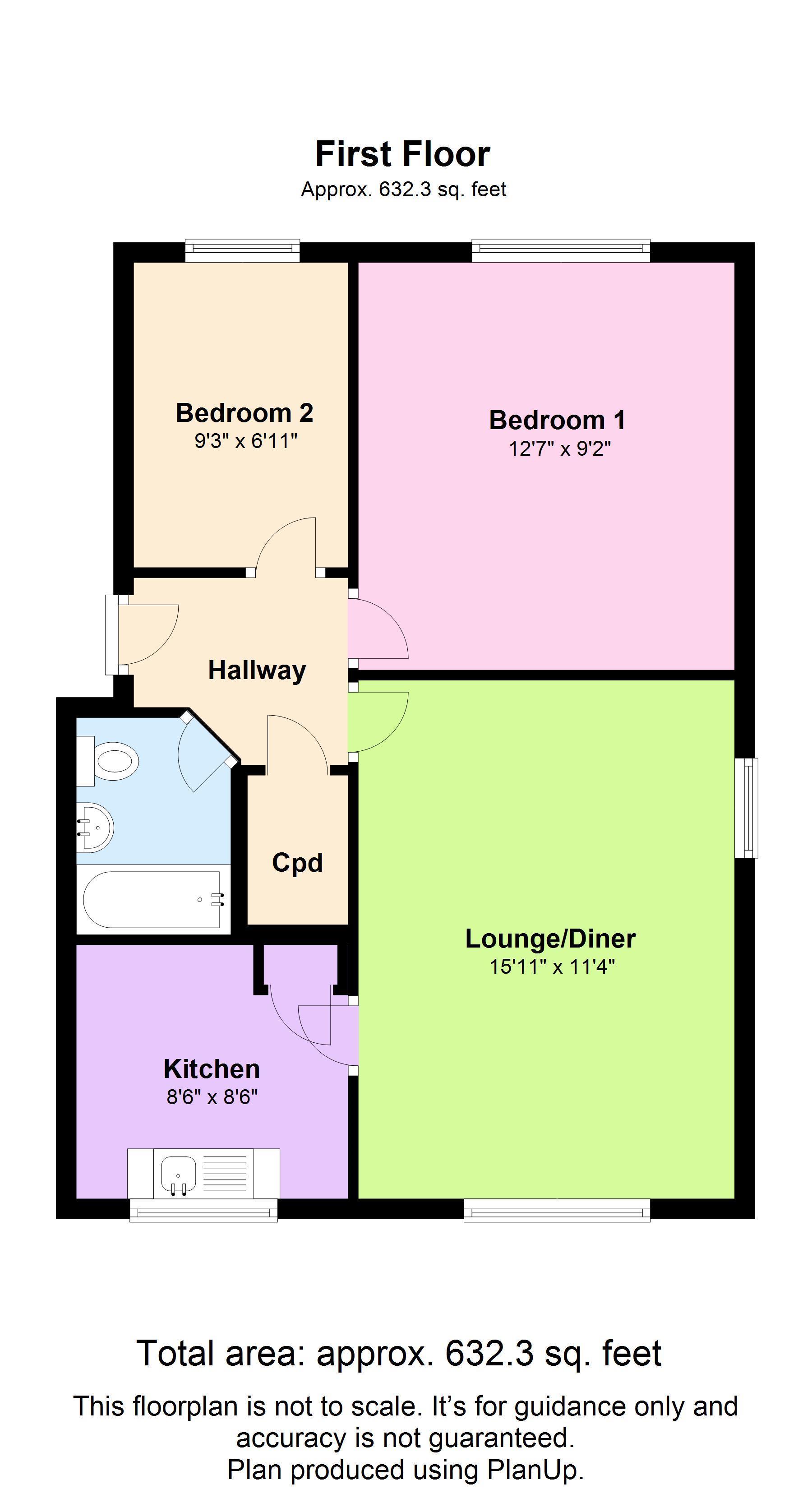 2 Bedrooms Flat for sale in Burns Drive, Hemel Hempstead HP2