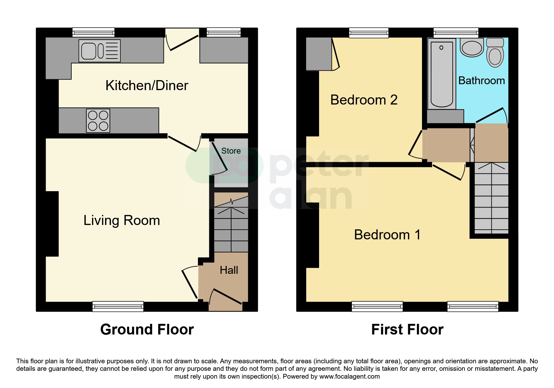 2, Brook Terrace, Pontyclun floorplan