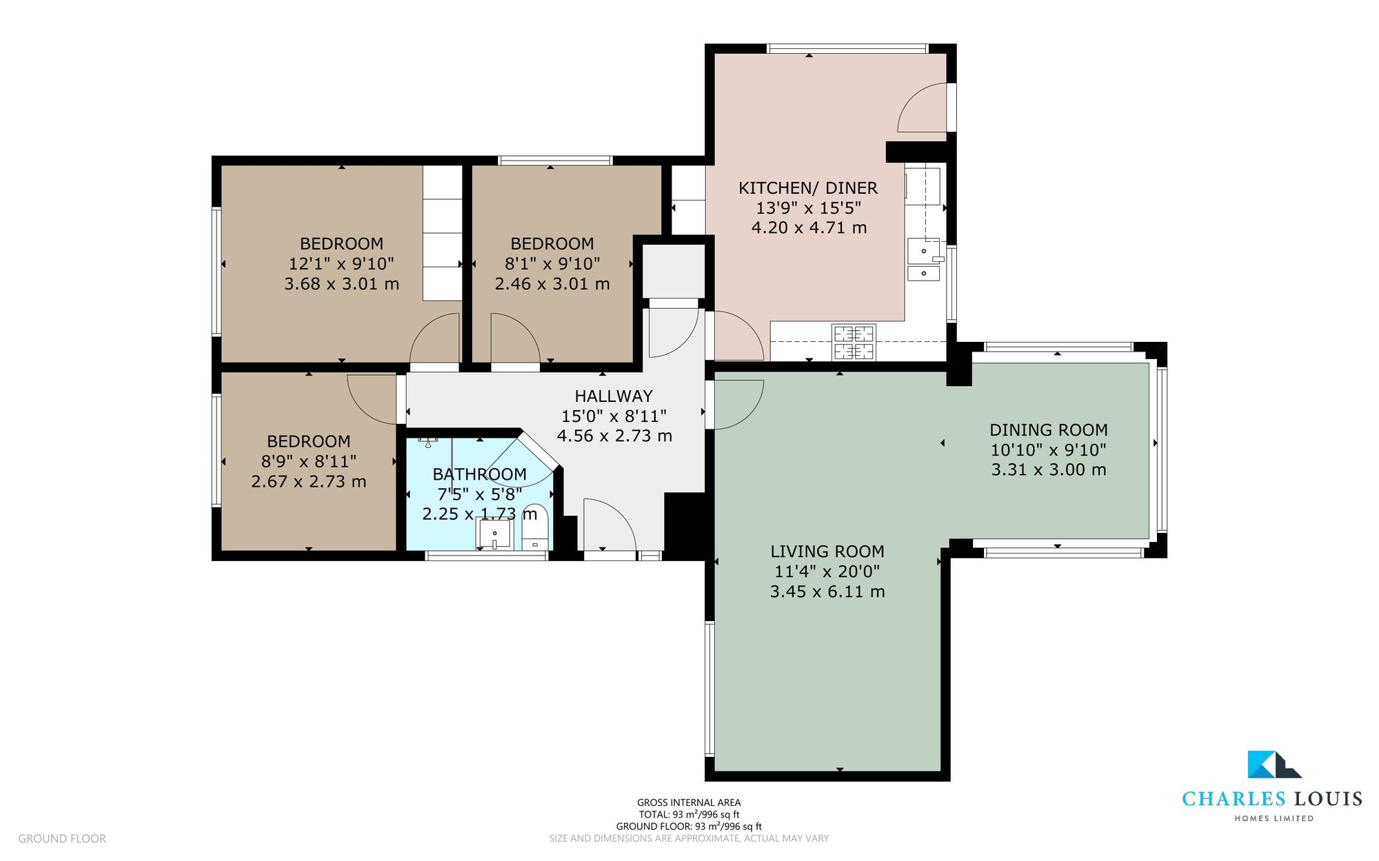 6 Havenbrook Grove, Bury floorplan