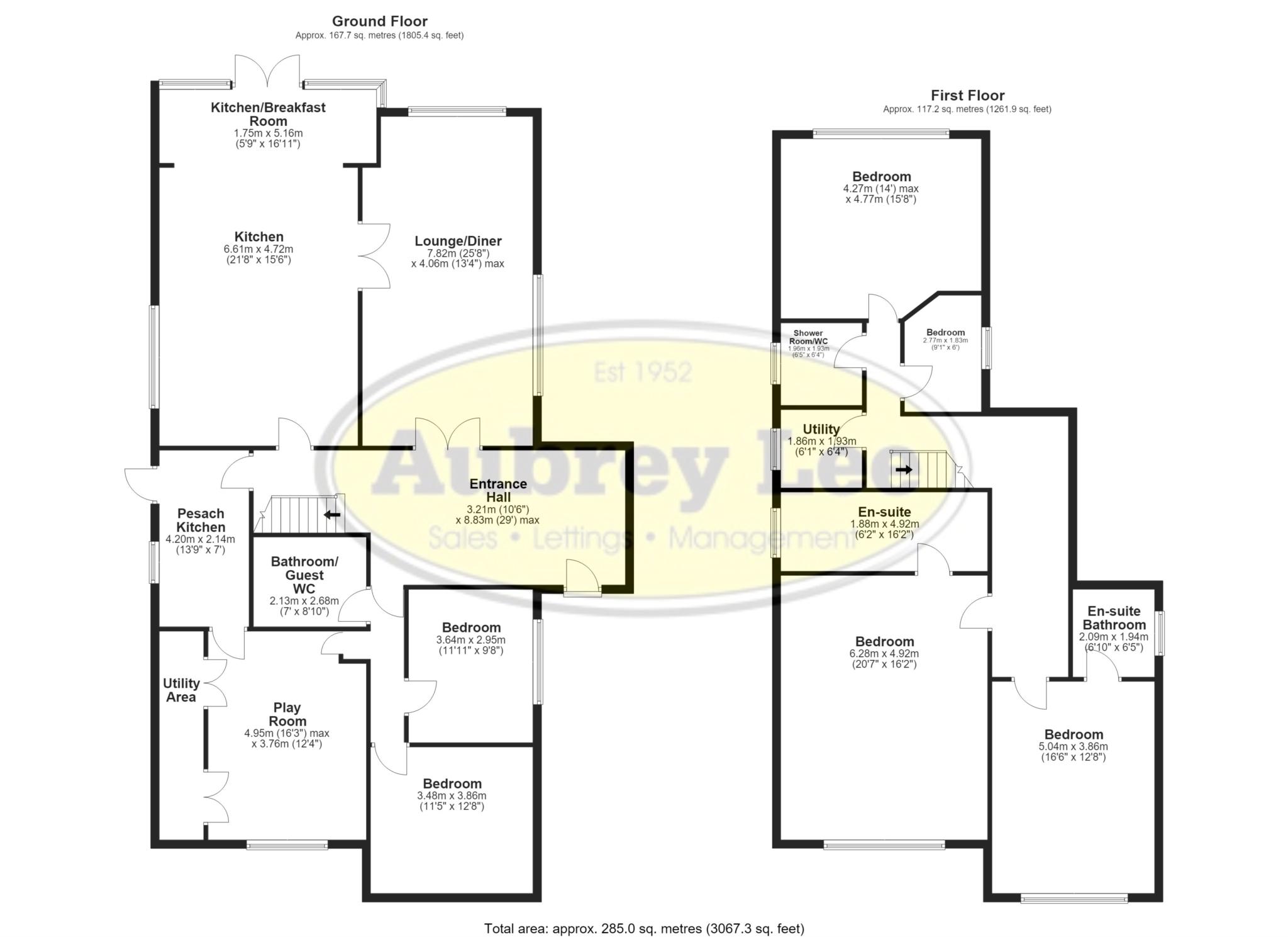 Denewood, Upper Park Road, Salford floorplan