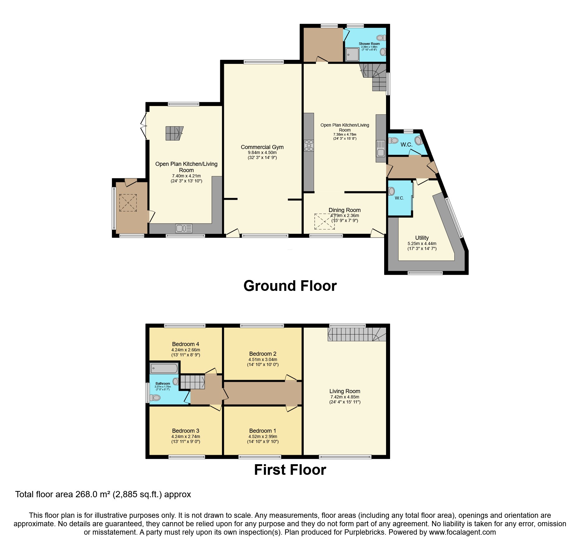 15, Main Road, Carnforth floorplan