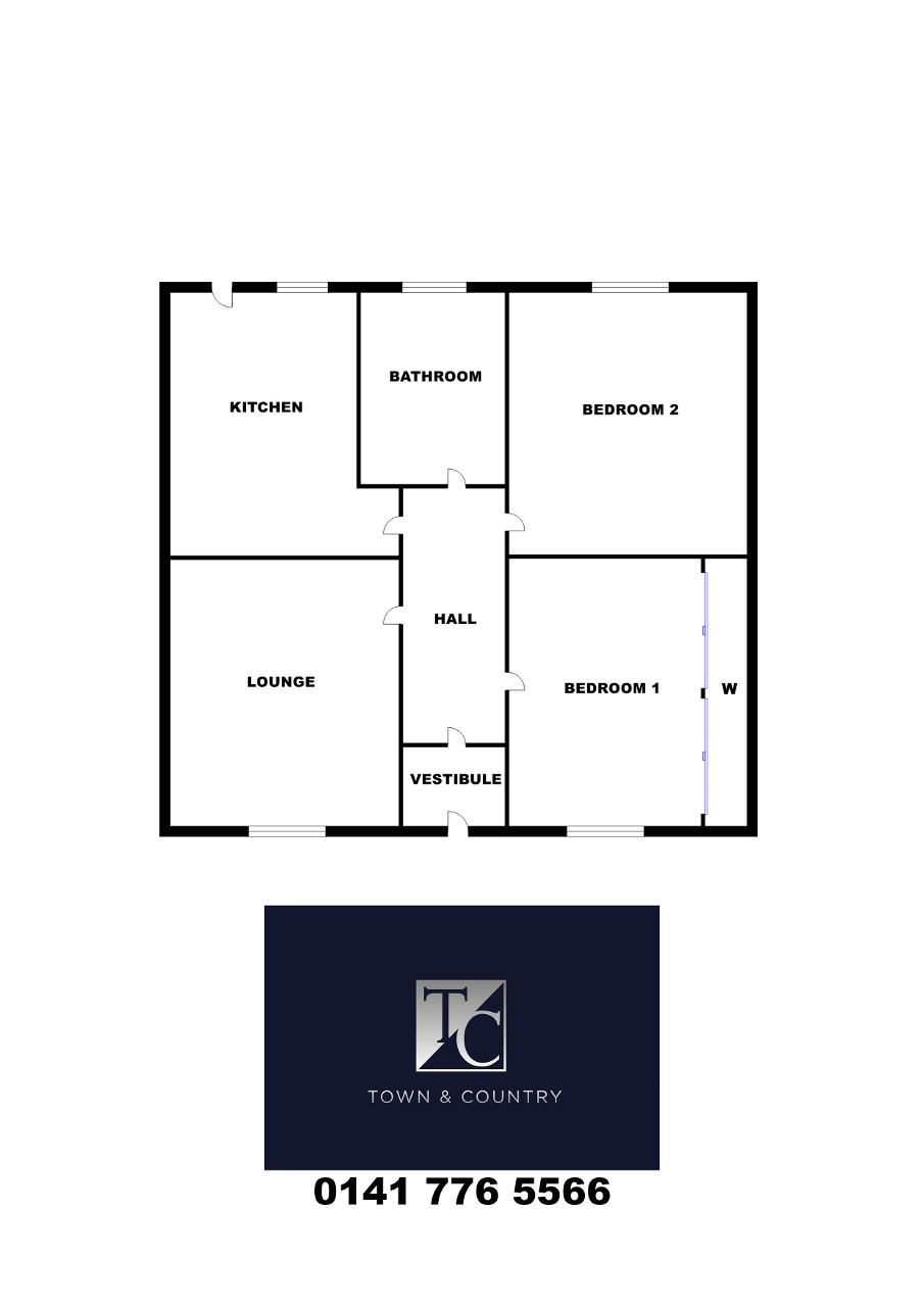 153, Pikeman Road, Glasgow floorplan