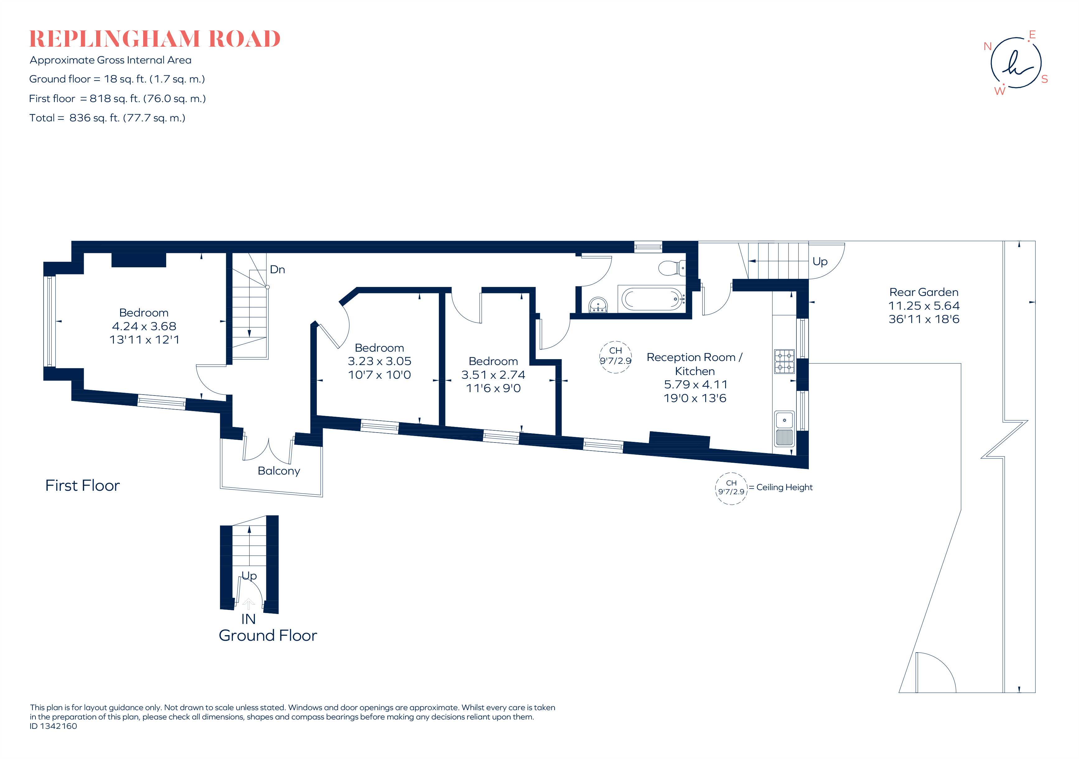 Replingham Road, London floorplan