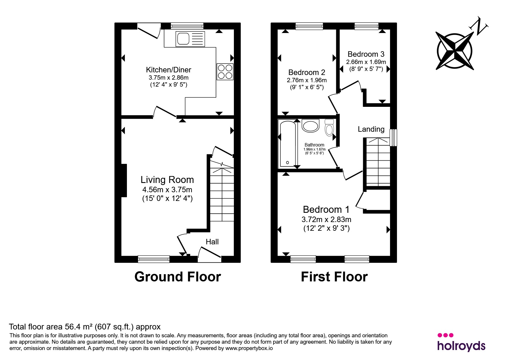 5, The Fairways, Keighley floorplan