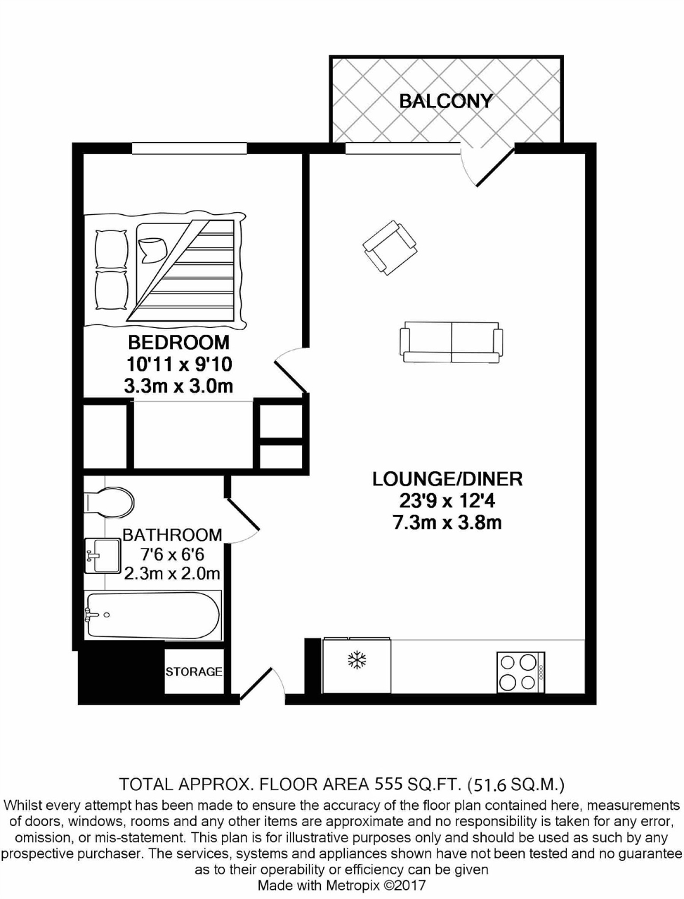 1 Bedrooms Flat to rent in Grantham House, 46 Botanic Square, City Island, London E14