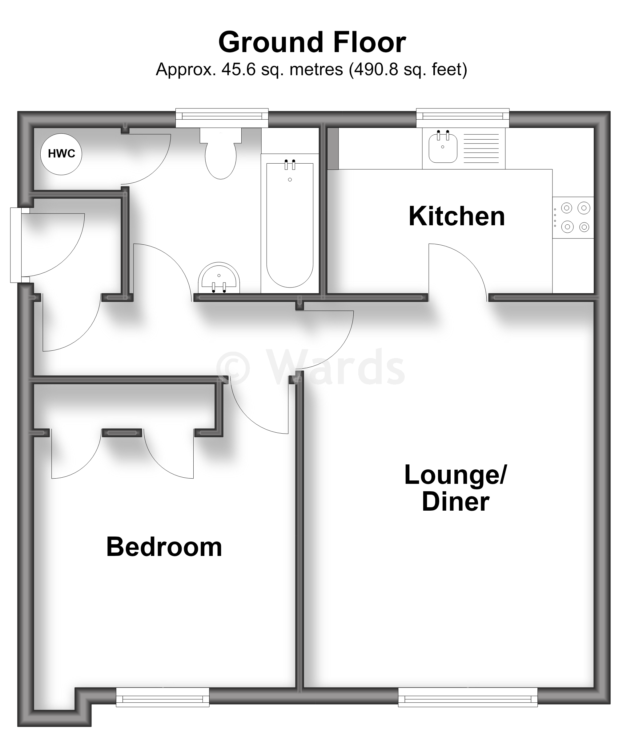 31, Maxwell Place, Deal floorplan