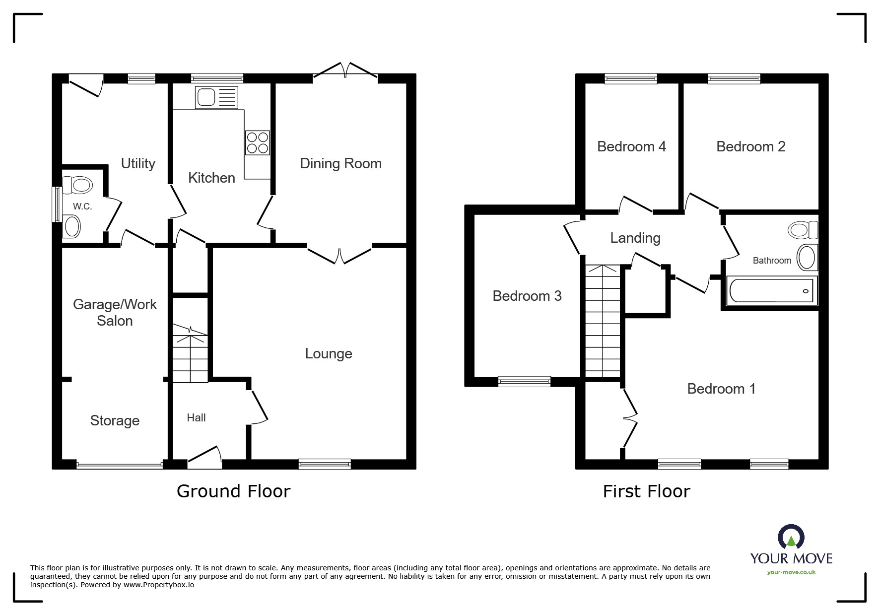 6, Buchan Close, Nuneaton floorplan