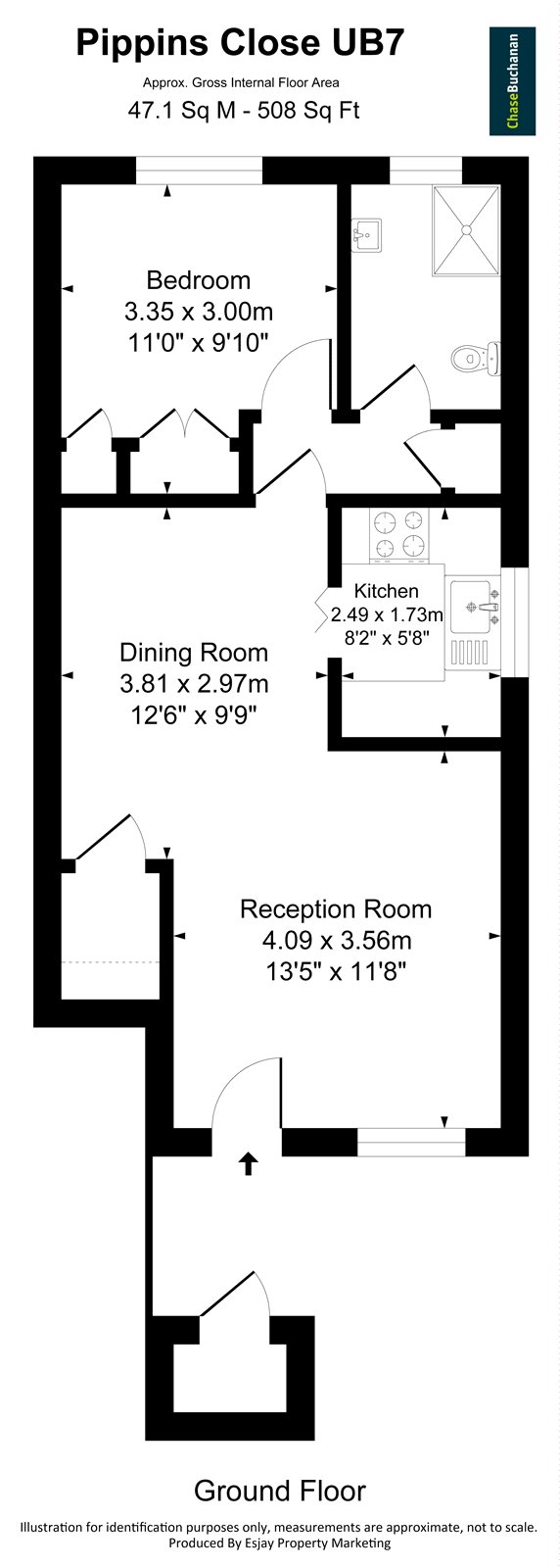 3, Pippins Close, West Drayton floorplan