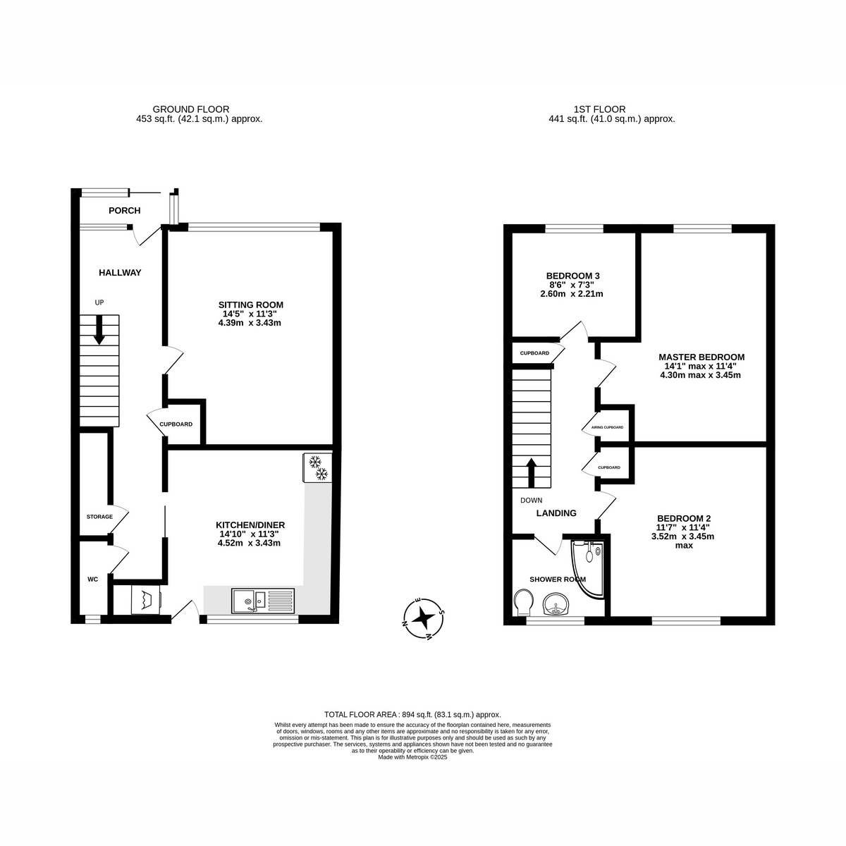 59, Mayfield Road, Southam floorplan
