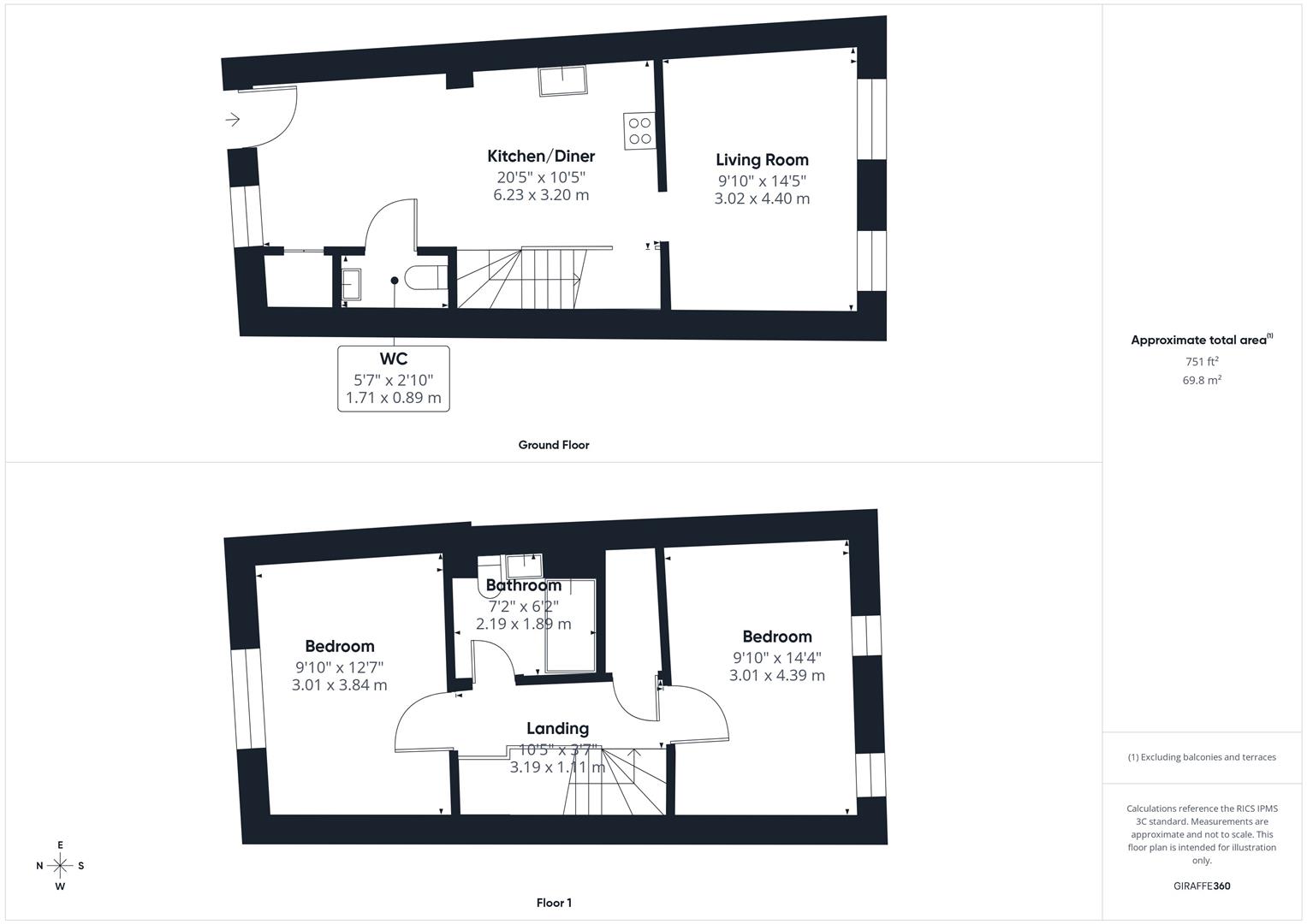 47, Mitchell Close, Aylesbury floorplan