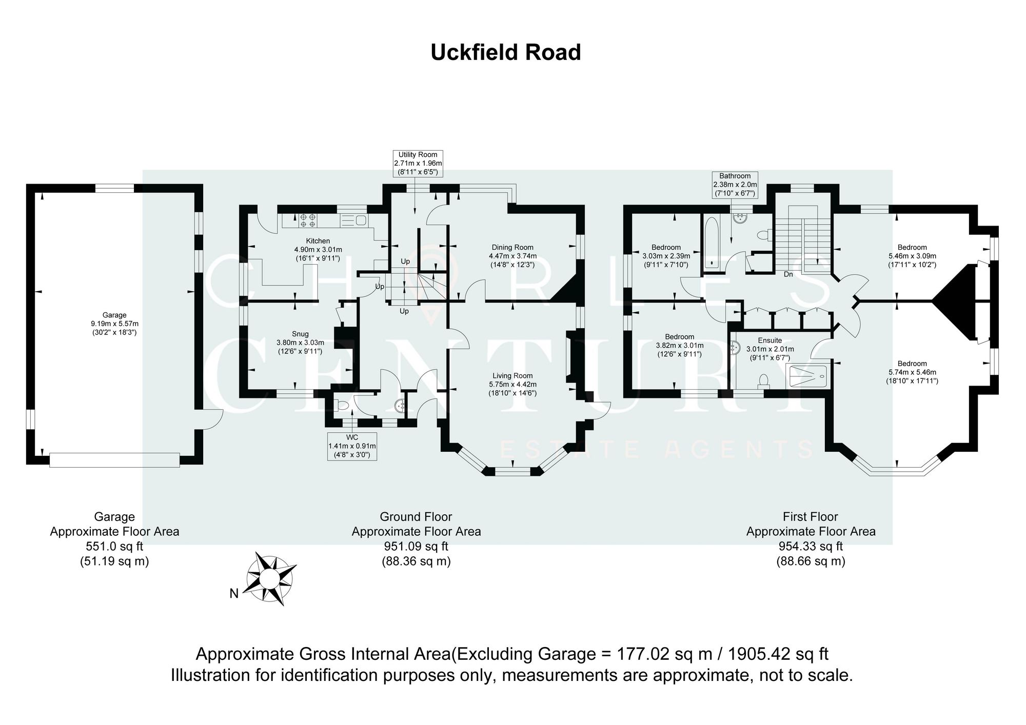 Furze Hill Uckfield Road, Crowborough floorplan