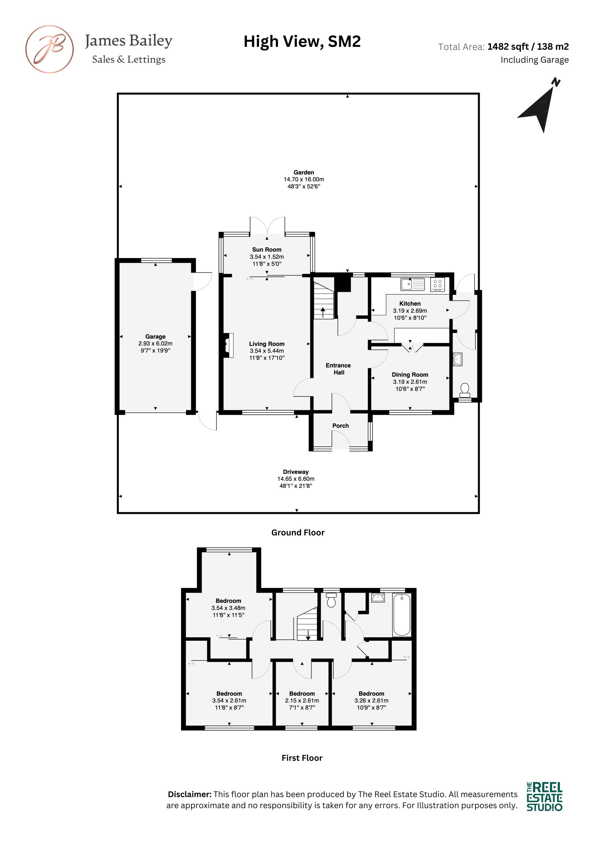 20 High View, Sutton floorplan